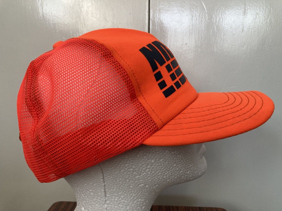 Vintage NRA LIBERTY SNAPBACK HAT CAP TRUCKER MESH NEON ORANGE HUNTER Size ONE SIZE - 7 Thumbnail