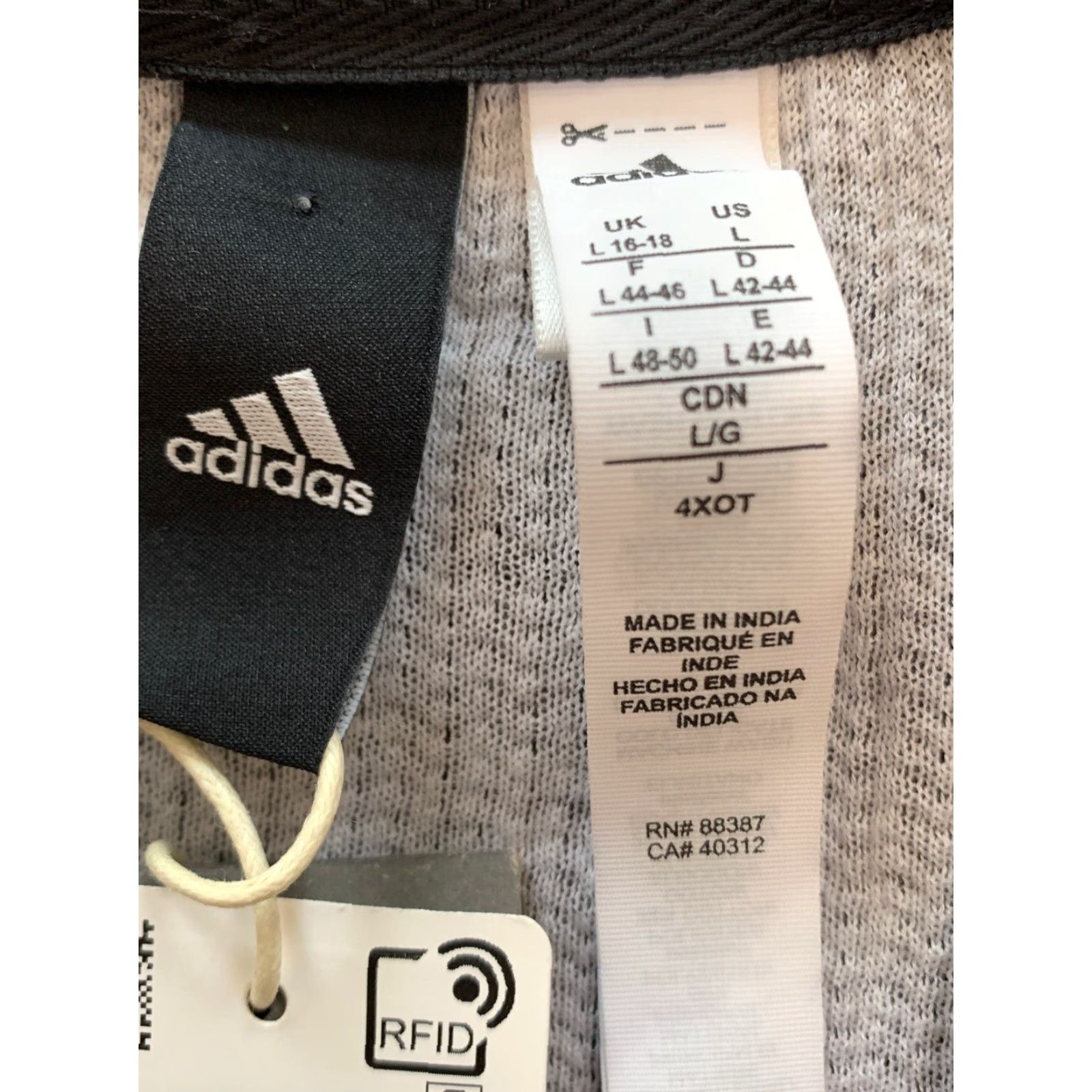 Adidas VINTAGE: Large Adidas Women's Black Bomber Jacket Knit Full Zip New NWT Track Jacket CF03 Size L / US 10 / IT 46 - 7 Thumbnail