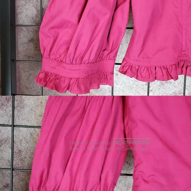 Kenzo KENZO Pink Ruffled Short Sleeve T-Shirt . Size M / US 6-8 / IT 42-44 - 6 Thumbnail