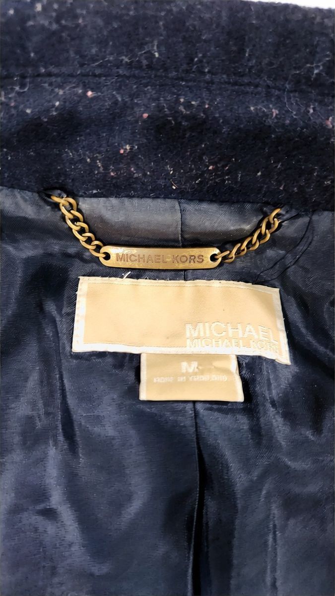 Other Michael Kors Wool Blend Peacoat Double Breasted Sz Medium Size M / US 6-8 / IT 42-44 - 4 Thumbnail