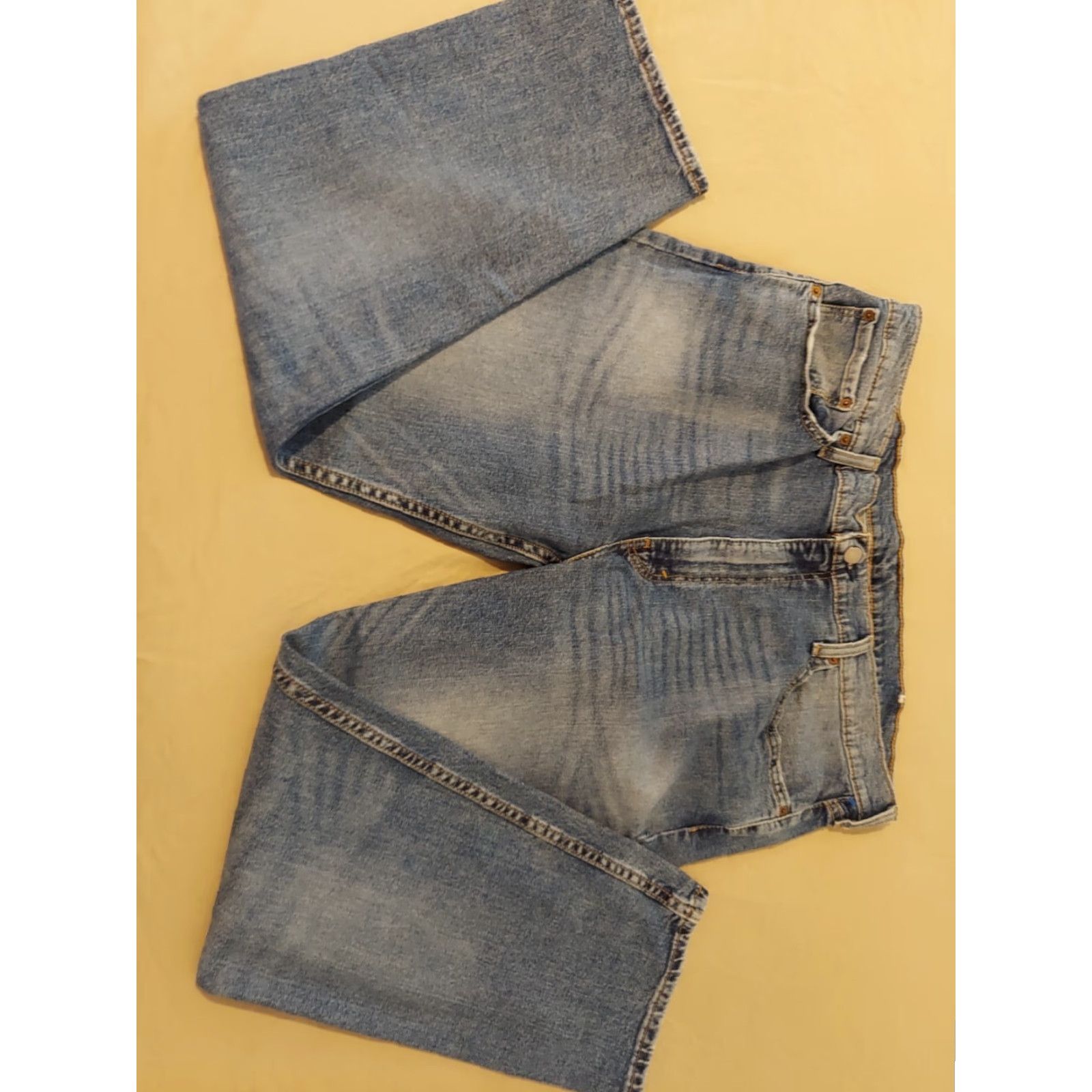 Levi's Mens Levi's 502 Jeans Regular Tapered Denim Blue 40x30 40x29 Inseam 30in Pants Size US 40 / EU 56 - 4 Thumbnail