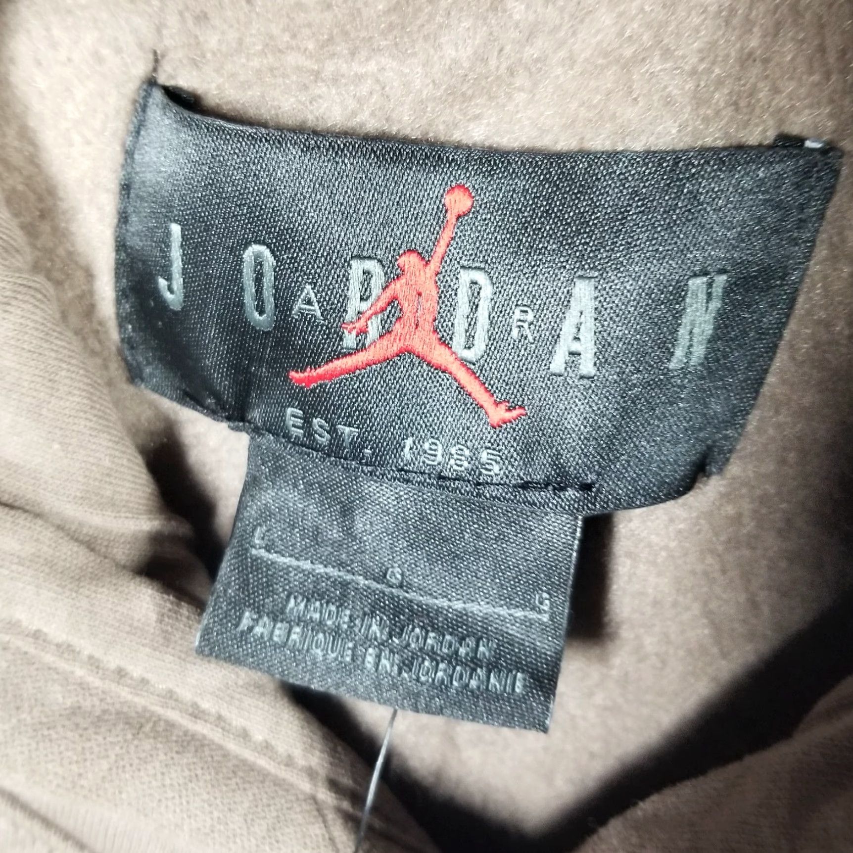 Nike Nike Jordan By Umar Rashid Flight Fleece Brown DV7571-274 Men L Pullover Hoodie Size US L / EU 52-54 / 3 - 7 Thumbnail