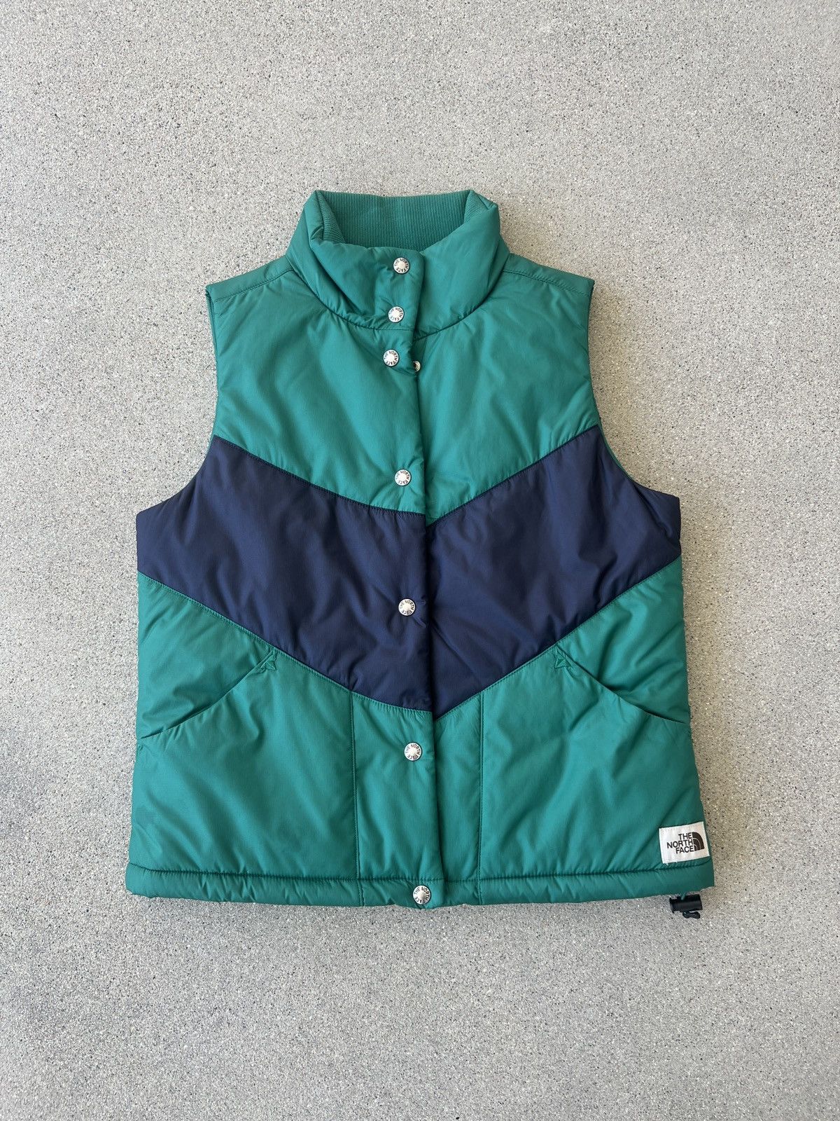 The North Face Teal/Navy The North Face Women's Sylvester Vest Size S / US 4 / IT 40 - 1 Thumbnail