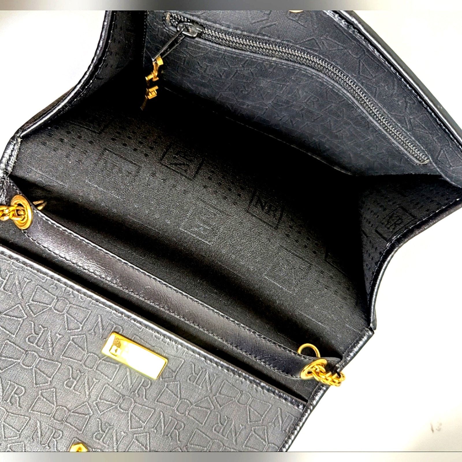 Nina Ricci Nina Ricci Front Flap 90's Vintage Chain Shoulder Bag Size ONE SIZE - 16 Thumbnail