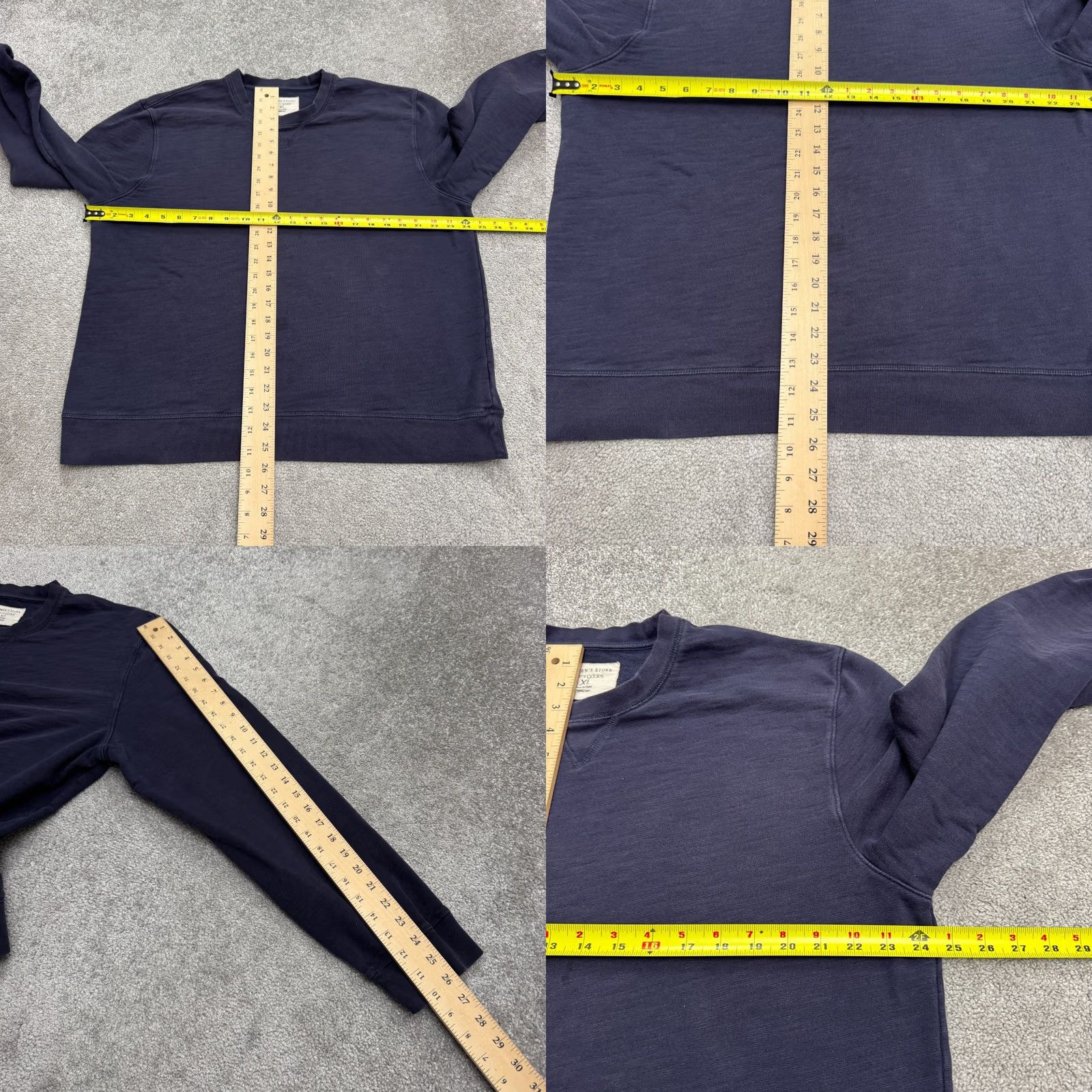Bloomingdale's Bloomingdale's The Men's Store Pullover Sweatshirt XL Nay Blue Crew Neck Cotton Logo Regular Men Sweatshirt XL Blue Size US XL / EU 56 / 4 - 8 Thumbnail