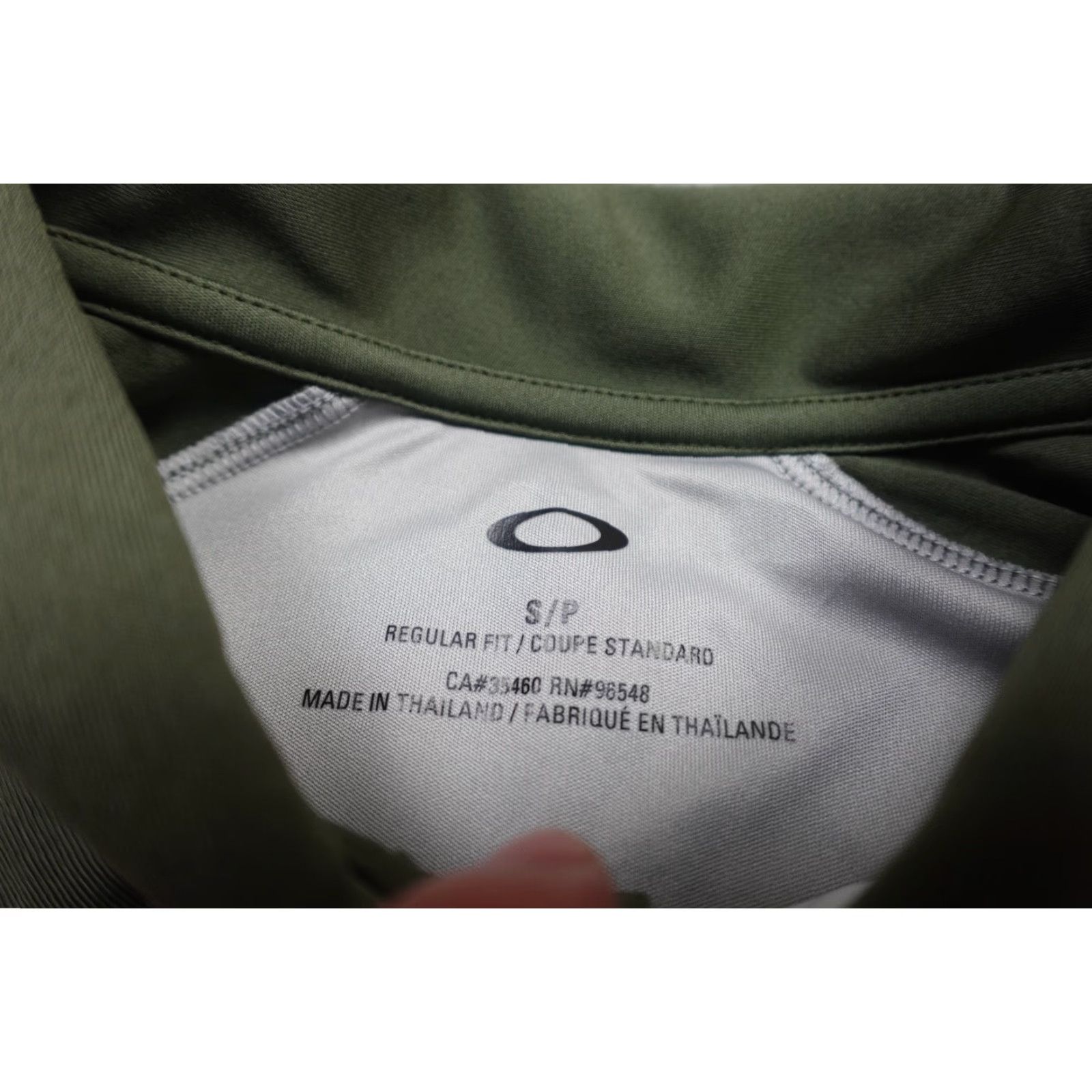 Oakley Oakley Polo Mens Small Gray Regular Fit Lightweight Stretch Golf Shirt Size US S / EU 44-46 / 1 - 2 Thumbnail