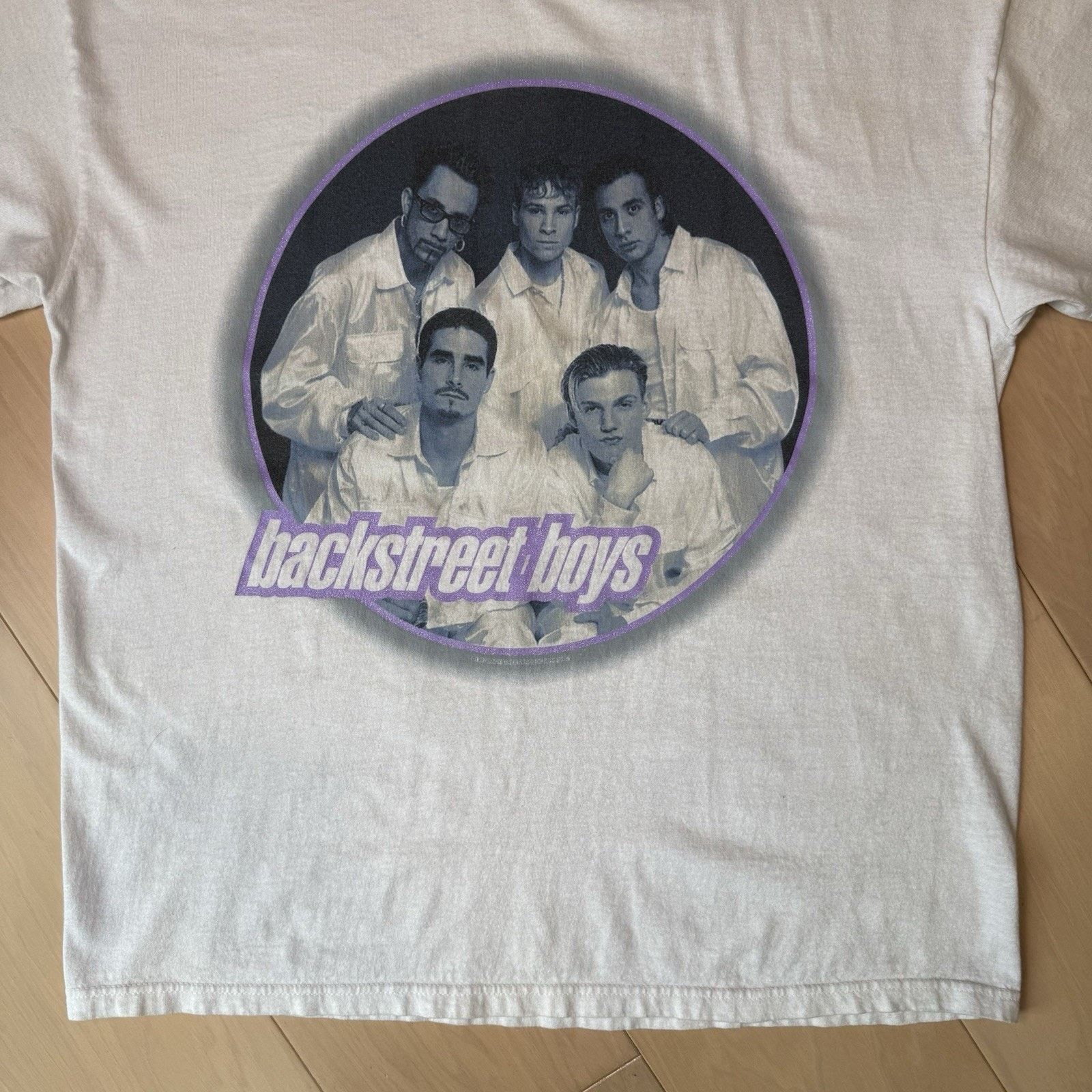 Vintage Vintage Backstreet Boys Shirt XL White Y2K Pop Music Size US XL / EU 56 / 4 - 4 Thumbnail