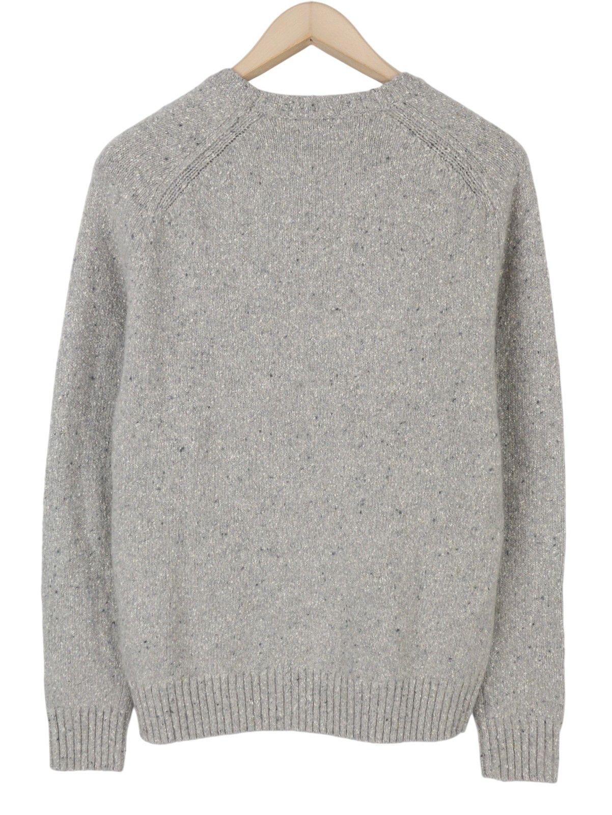 Ralph Lauren GREY M Wool Blend Tight Knit Pullover 86953 Size US M / EU 48-50 / 2 - 2 Thumbnail