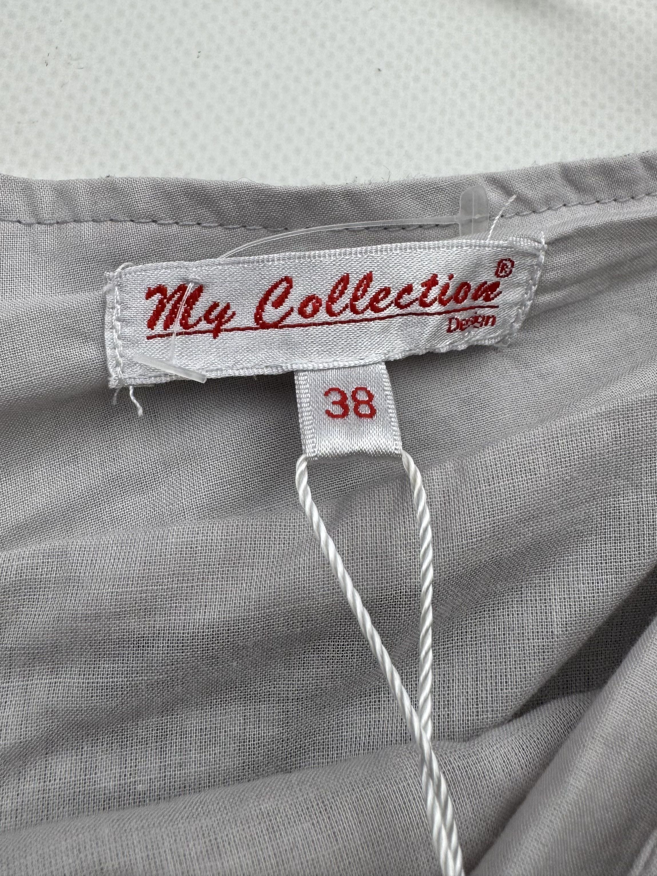 Vintage 90's Beautiful Asymmetry Flared Skirt B2(V91)E2 Size 29" - 5 Thumbnail