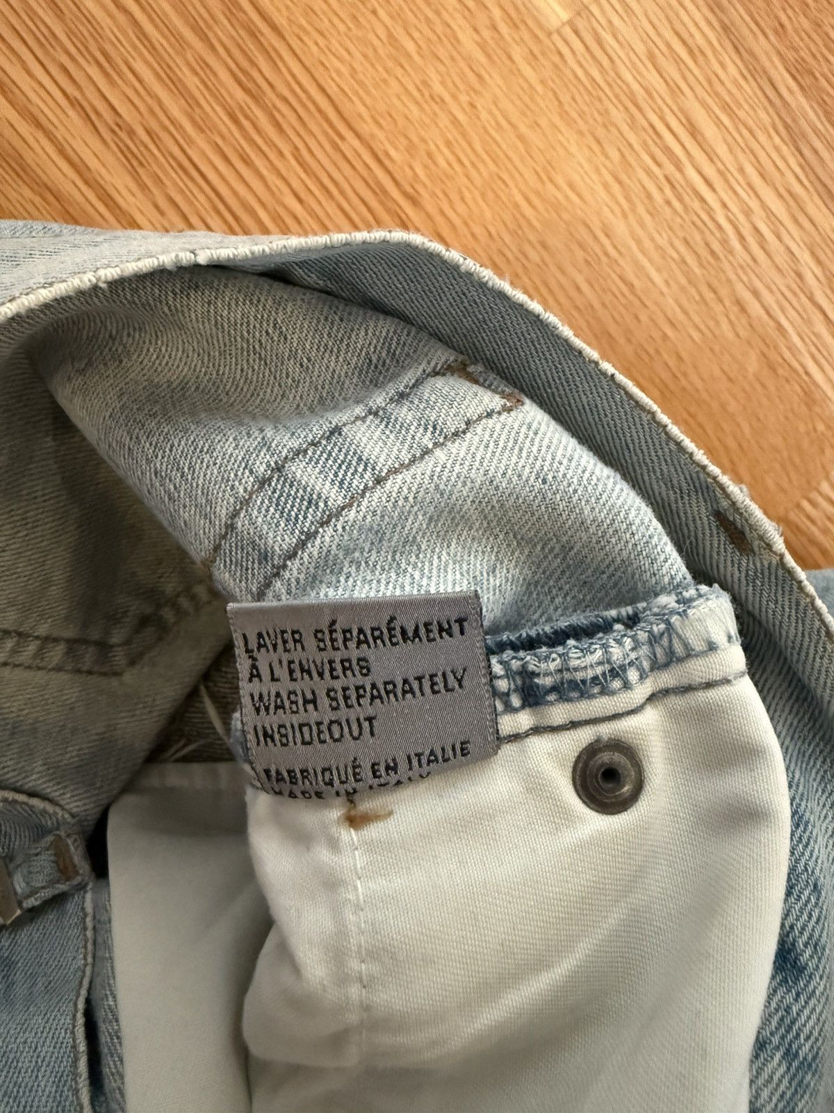 Dior SS06 Crash Denim Size US 28 / EU 44 - 3 Thumbnail