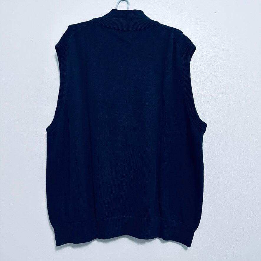 Brooks Brothers Brooks Brothers navy full zip sweater vest Size US XL / EU 56 / 4 - 3 Thumbnail