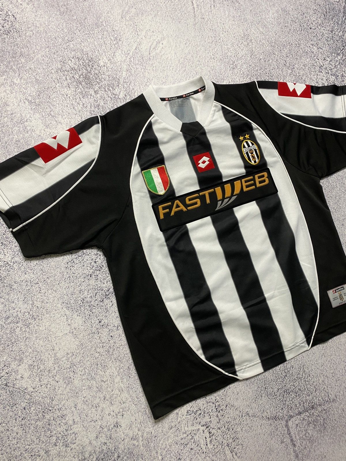 Lotto Sport × Vintage Vintage Lotto Juventus 2002/2003 Home Soccer Jersey Rare Size US L / EU 52-54 / 3 - 3 Thumbnail
