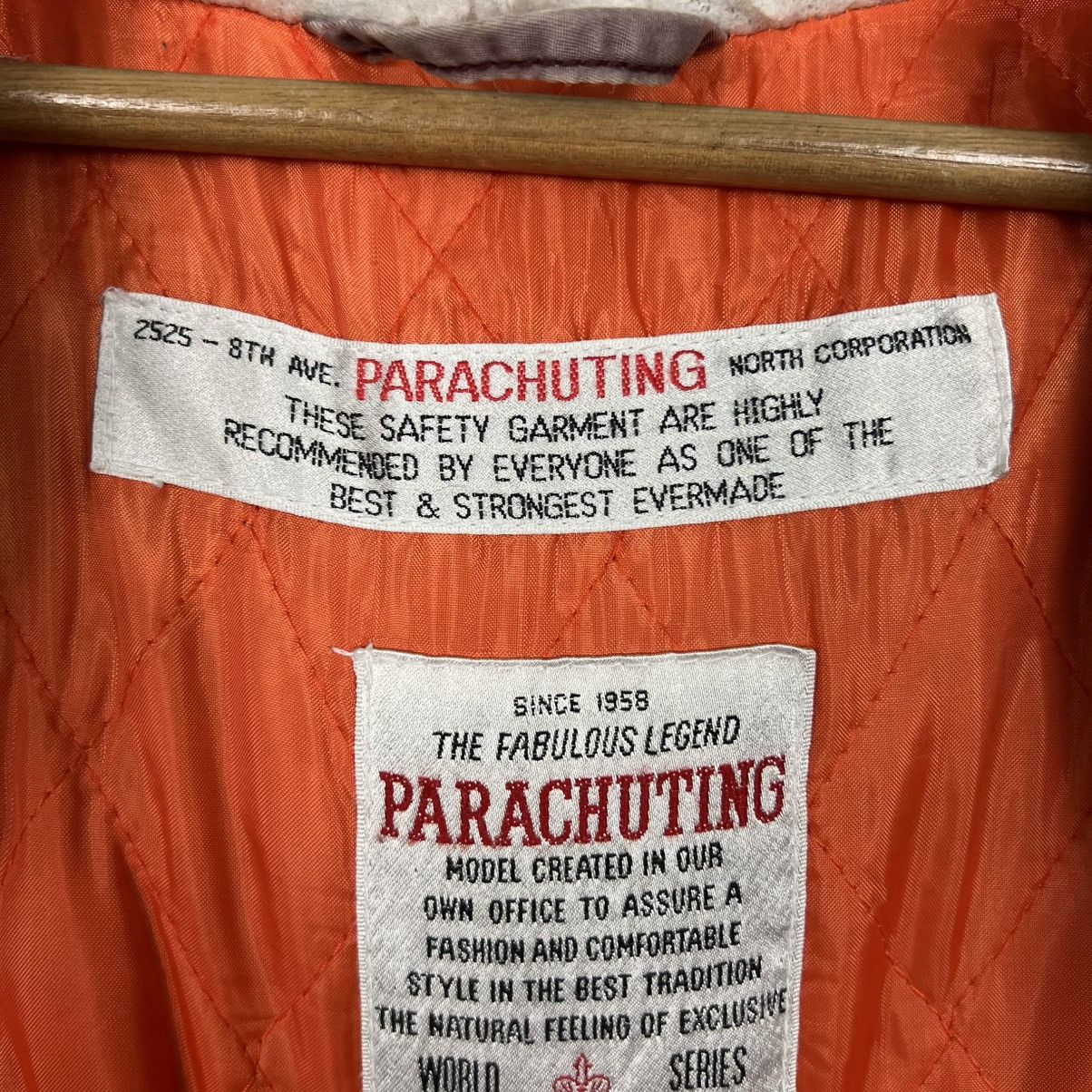 Vintage PARACHUTING Maroon Parka Fullzip Hooded Jacket #3963-C180 Size US L / EU 52-54 / 3 - 14 Thumbnail