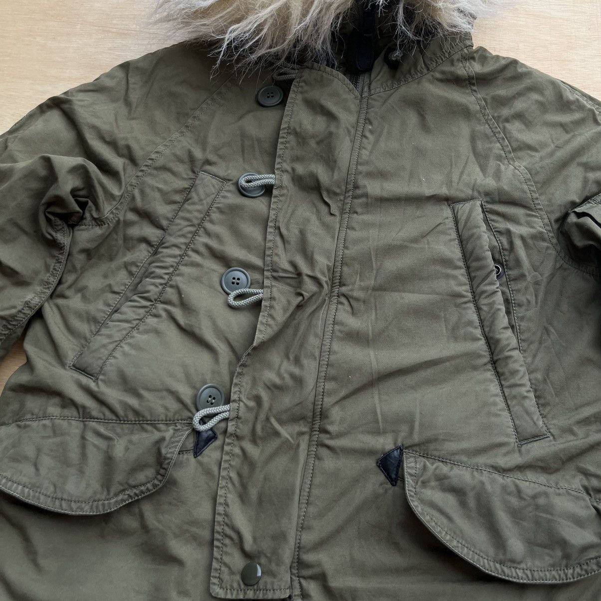 Japanese Brand RNA FUR TYPE AF 1003 BOMBER LIKE ALPHA INDUSTRIES Size M / US 6-8 / IT 42-44 - 3 Thumbnail