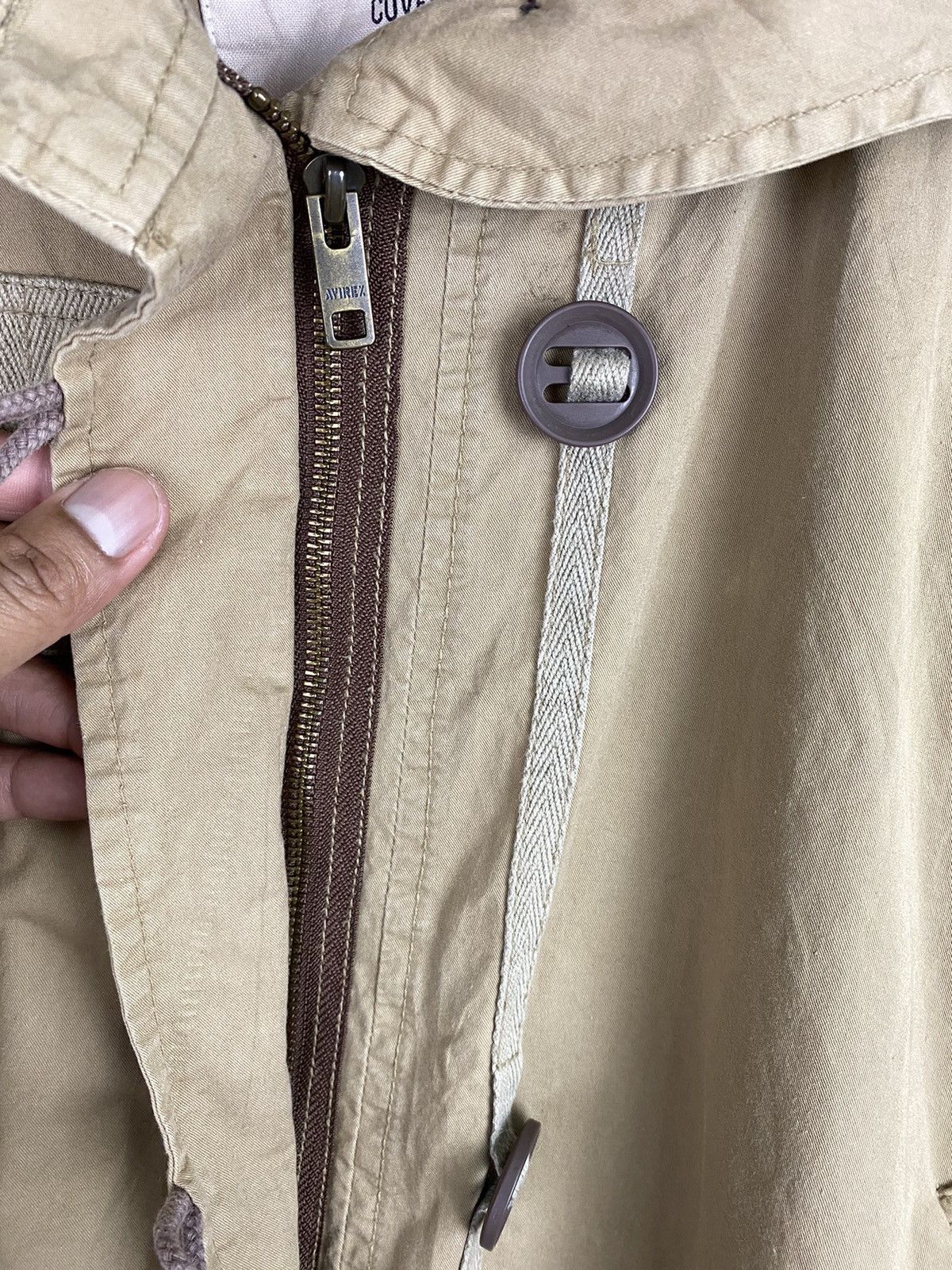 Avirex × Vintage ✅️Vintage Coveralls Utility Military Pancho Jacket Size US M / EU 48-50 / 2 - 15 Thumbnail