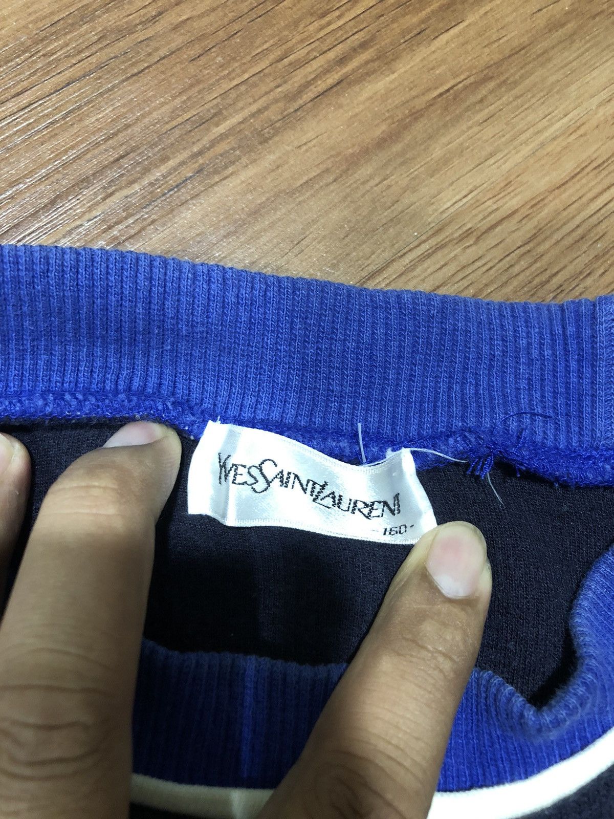 Japanese Brand × Vintage × Yves Saint Laurent Vintage YvesSaintLaurent Embroid Logo Sweatshirt Size US M / EU 48-50 / 2 - 3 Thumbnail
