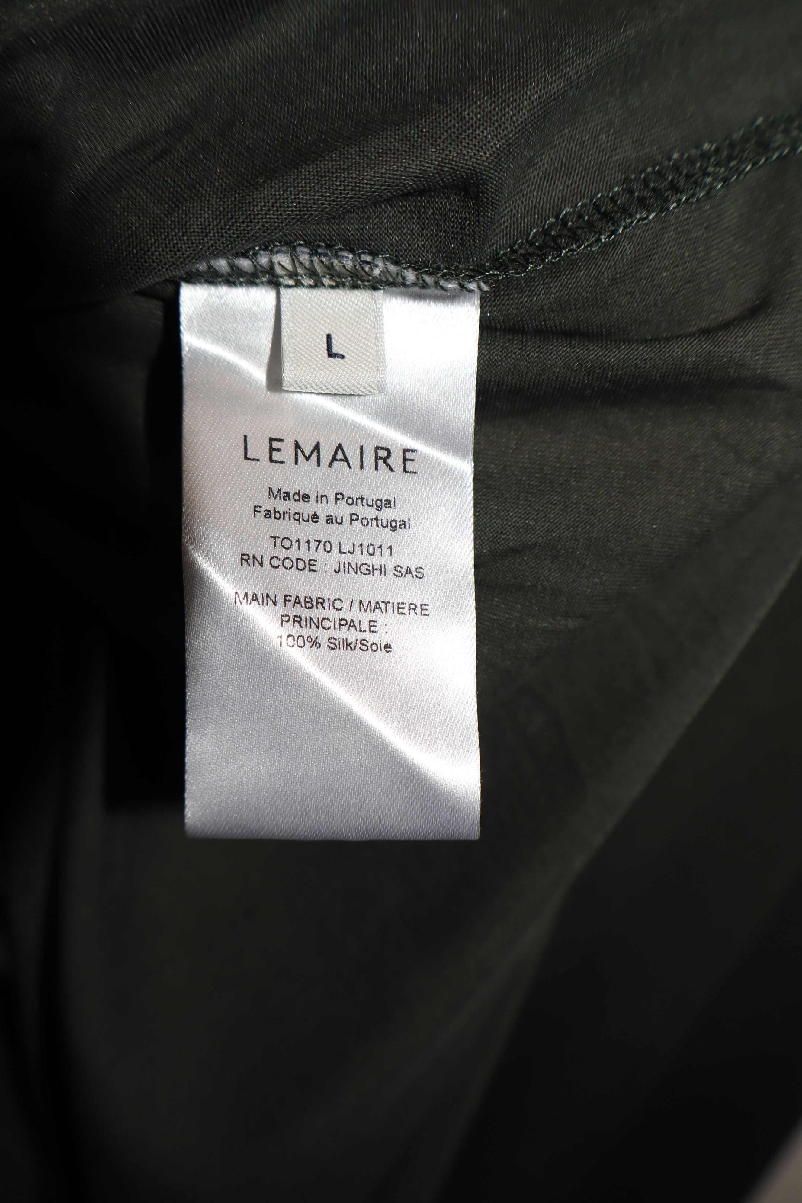 Lemaire Soft silk t-shirt Size US L / EU 52-54 / 3 - 5 Thumbnail