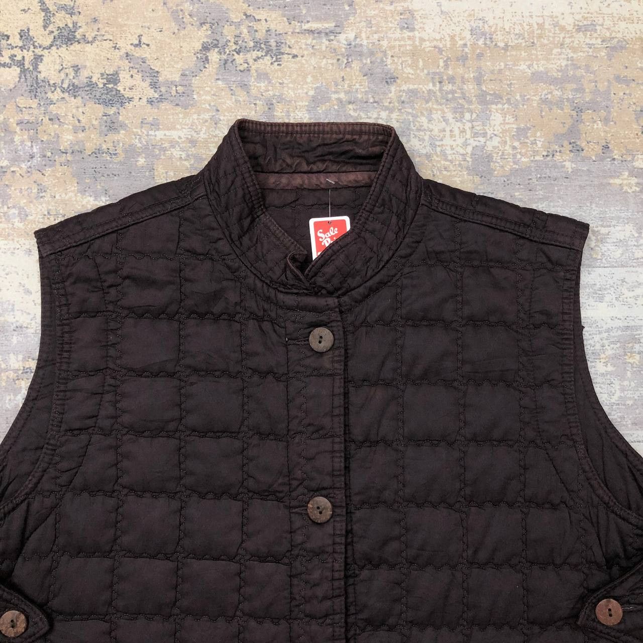 Japanese Brand × Vintage Y418 VTG JAPAN QUILTED DOWN JACKET BAMBOO BUTTON Size US M / EU 48-50 / 2 - 4 Thumbnail