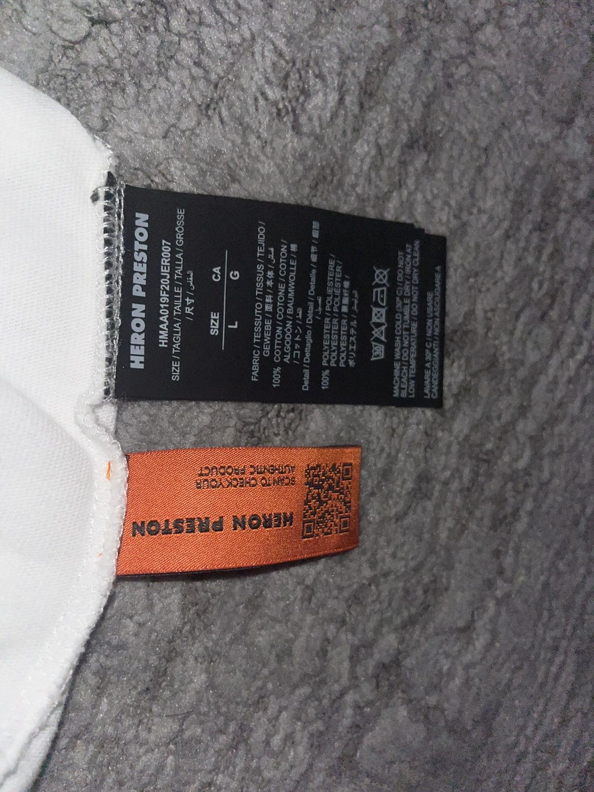 Heron Preston Heron Preston “СТИЛЬ” Tee – Size L – Worn Twice Size US L / EU 52-54 / 3 - 7 Thumbnail
