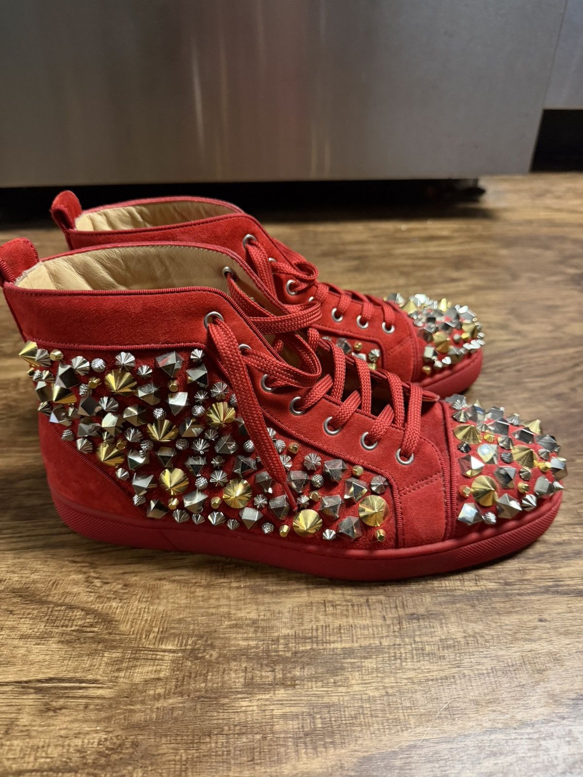Christian Louboutin Christian Louboutins- mix flat veau velours/gg Size US 9 / EU 42 - 2 Thumbnail