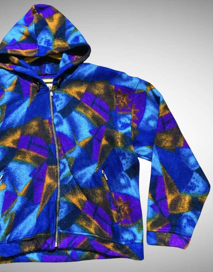 Patagonia Vintage Poles Action Field Zipper Hoodie Fleece Size US L / EU 52-54 / 3 - 5 Thumbnail