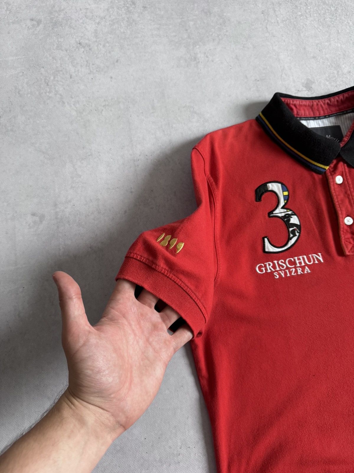 Vintage Vintage St.Moritz 1899 Switzerland 3 Style Unisex Polo Y2K Size US M / EU 48-50 / 2 - 4 Thumbnail