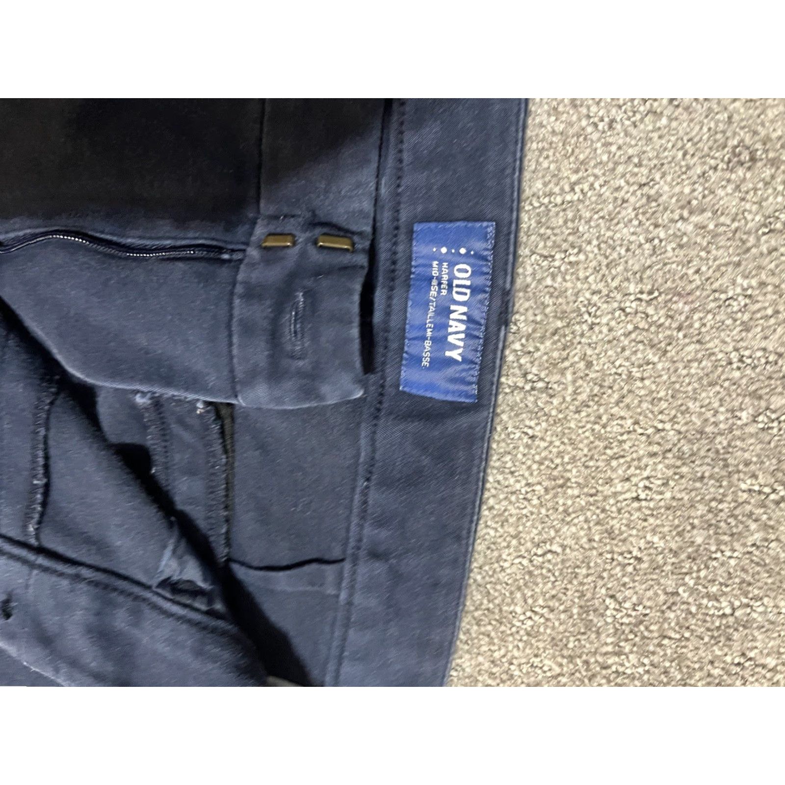Old Navy Old Navy Harper Dress Pants Womens 10 Blue Mid Rise Straight Stretch Career Pants Size 32" / US 10 / IT 46 - 5 Thumbnail