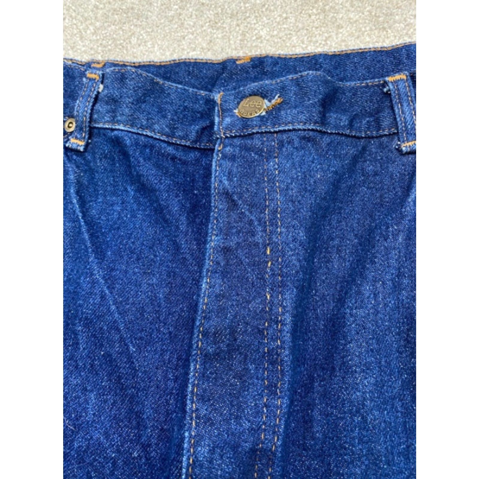 Lee VINTAGE Lee Riders Jeans Mens 42x30 Regular Fit Straight Leg 100% Cotton USA Jeans Mens 42 Blue 42x30 90s Style 5-Pocket Design Men Size US 42 / EU 58 - 5 Thumbnail