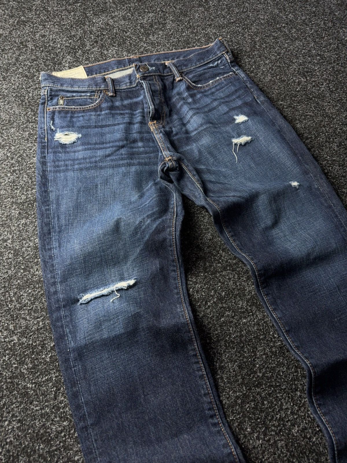 Abercrombie & Fitch 00s Abercrombie & Fitch Distressed Jeans Denim Pants Mexico Size US 34 / EU 50 - 5 Thumbnail