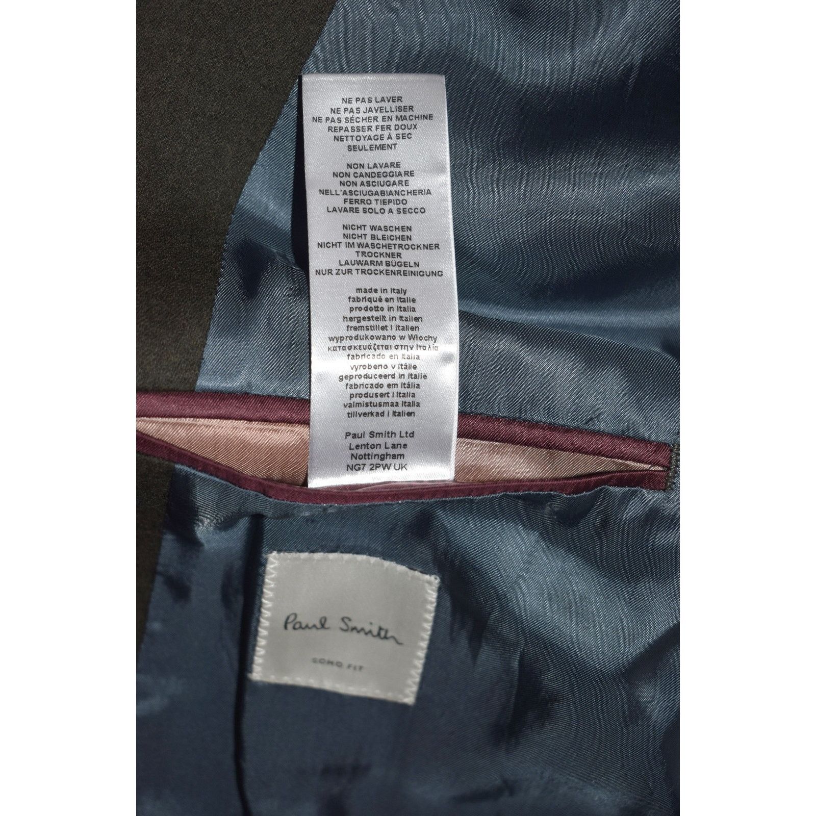 Paul Smith PAUL SMITH Olive Brown Wool Cashmere Soho Fit Blazer 46/56 Size L / US 10 / IT 46 - 8 Thumbnail