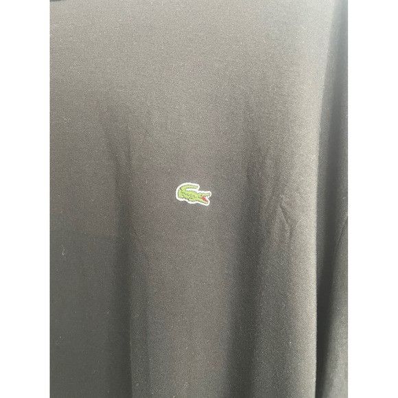 Lacoste Lacoste T-Shirt Regular Fit Pima Cotton Black 3XL Size US XXL / EU 58 / 5 - 3 Thumbnail