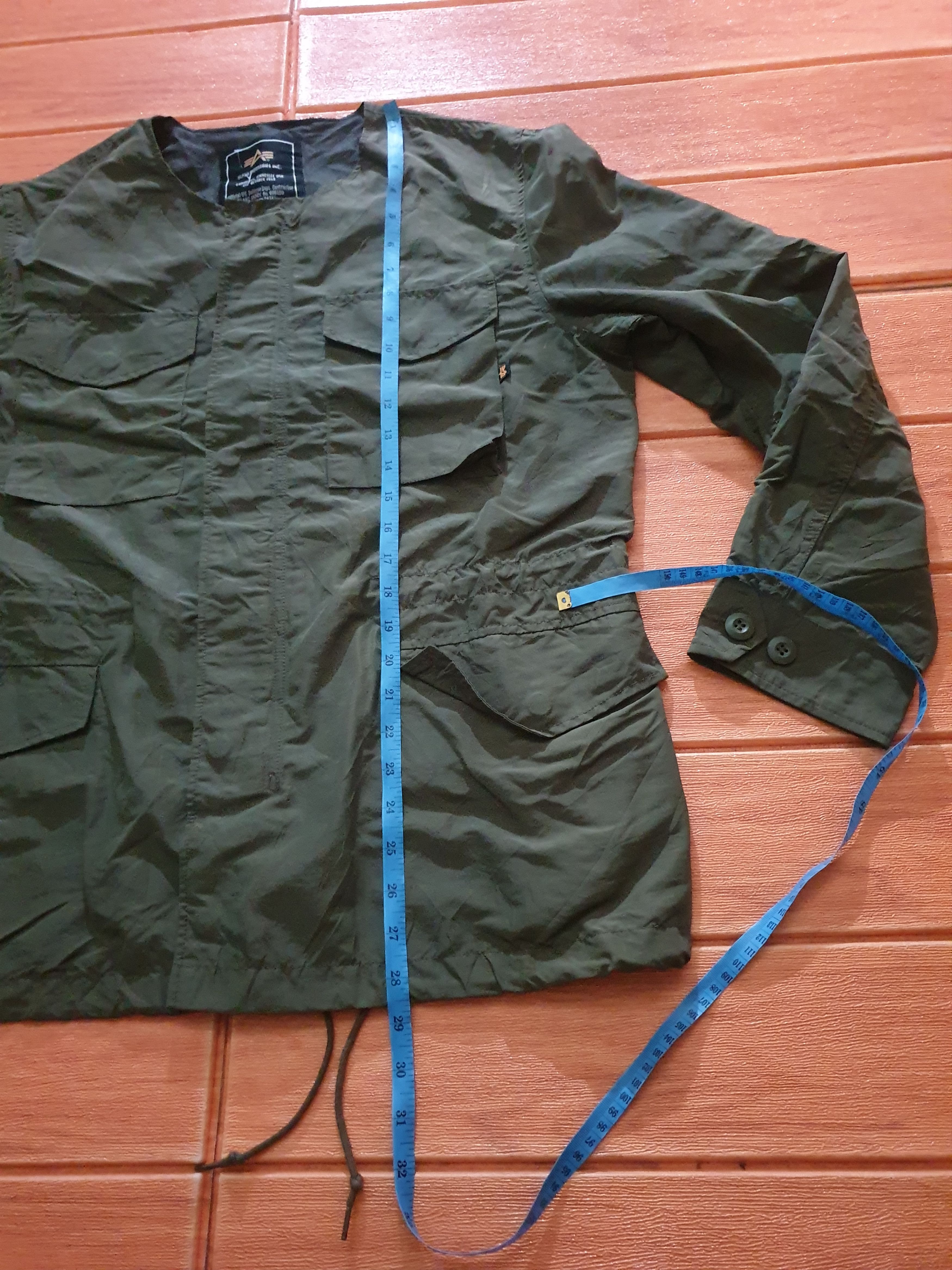 Alpha Industries 💥Alpha industries Green military jacket Size US L / EU 52-54 / 3 - 7 Thumbnail