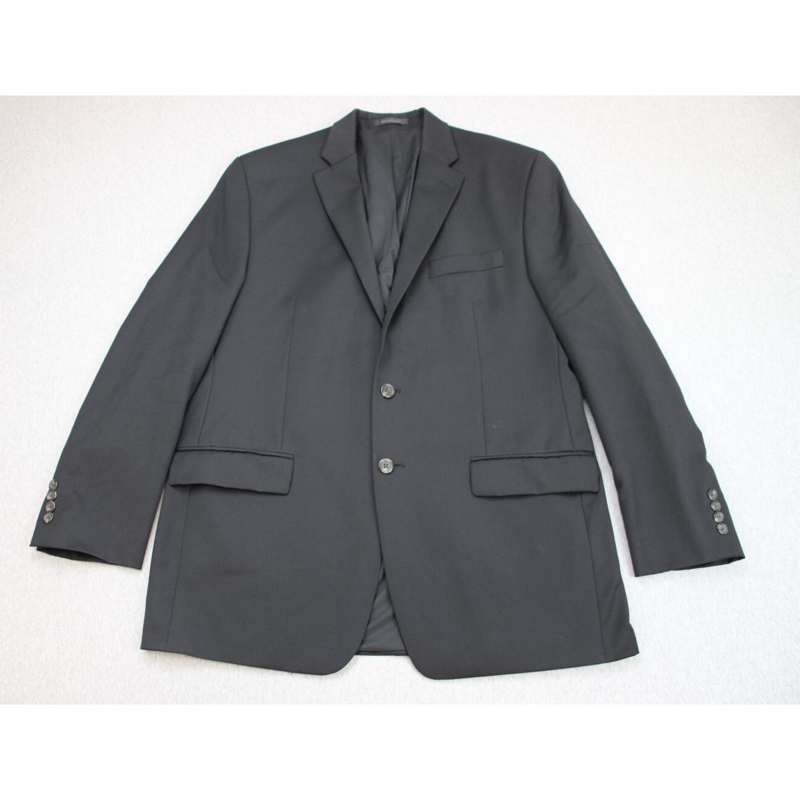 Ralph Lauren Lauren Ralph Lauren Blazer Mens 44L Black Wool Two Button Size 44L - 1 Thumbnail