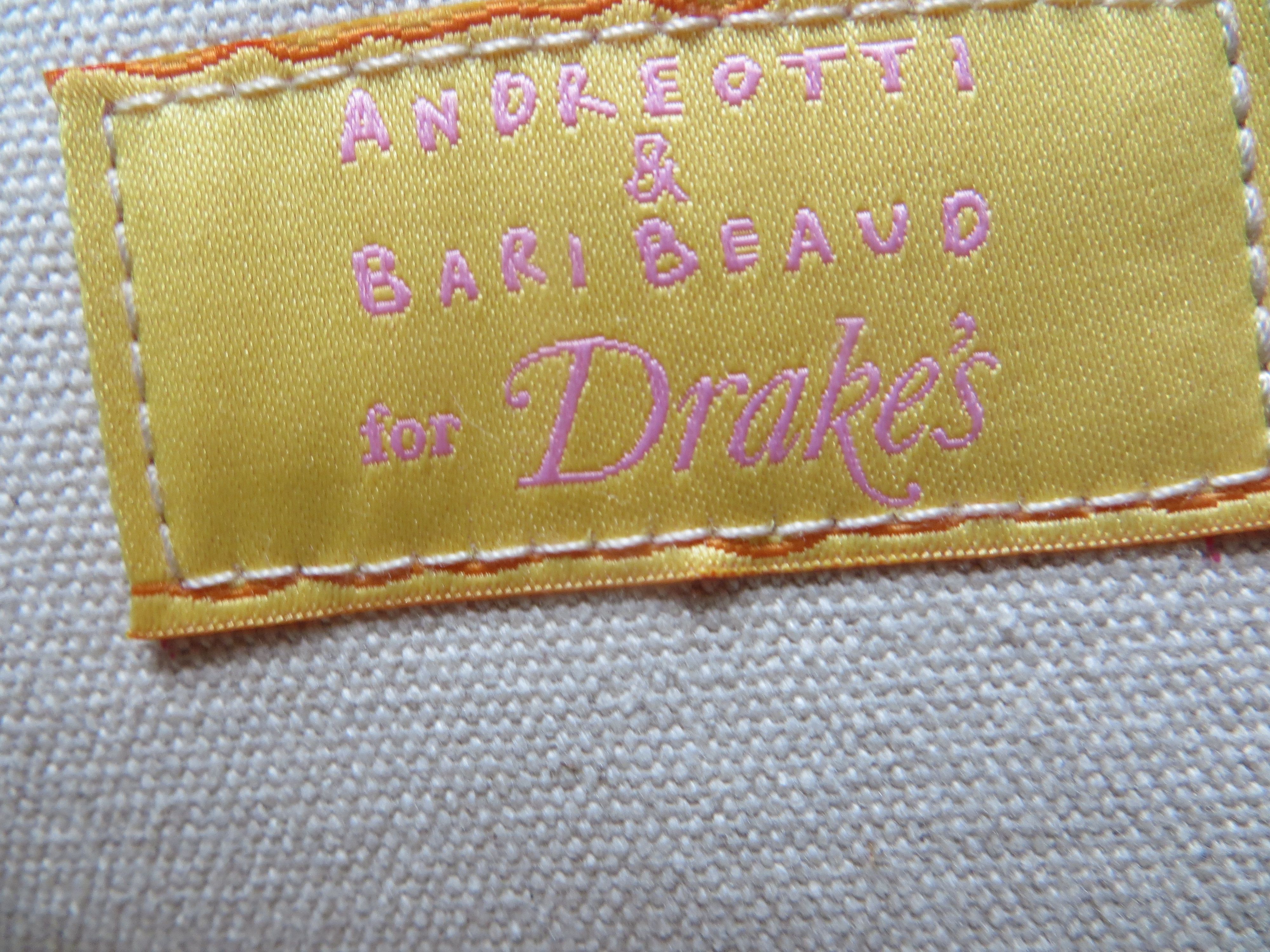 Drake's Drake's X ANDREOTTI & BARIBEAUD BAG Size ONE SIZE - 4 Thumbnail