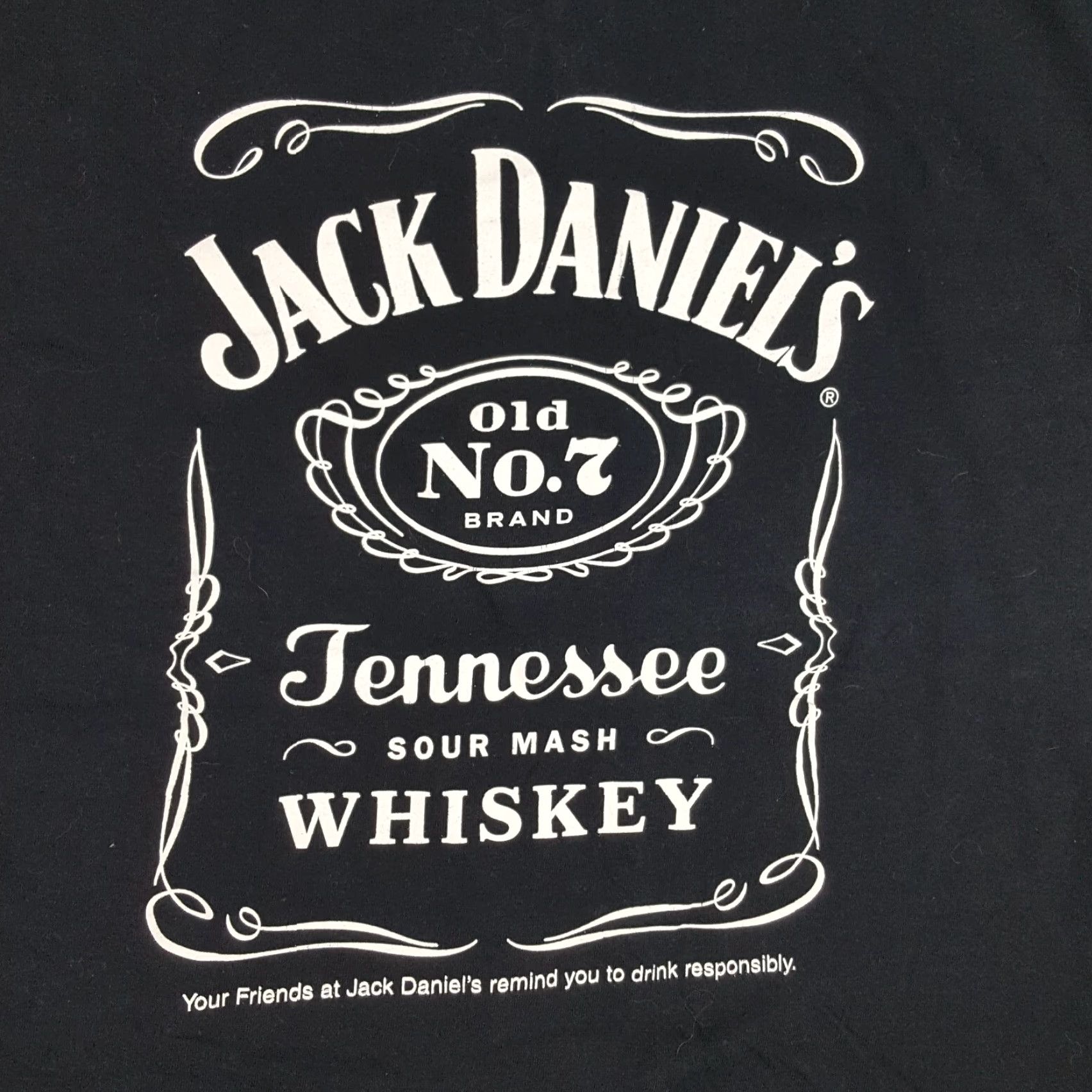 Etro Vintage Jack Daniel's T-Shirt Men Large Black Retro 90s Y2K Alcohol Logo Cotton Size US L / EU 52-54 / 3 - 2 Thumbnail
