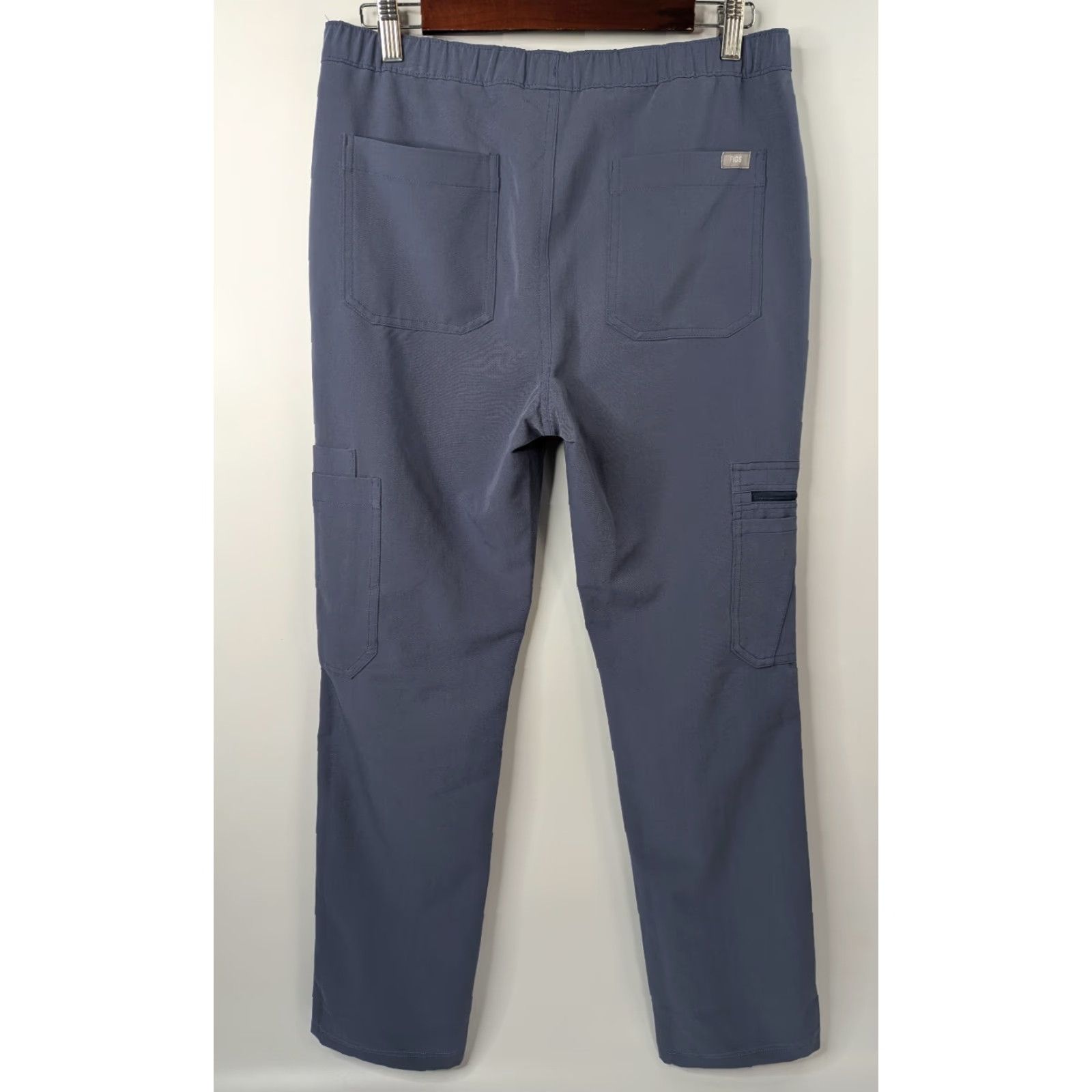Vintage Figs Mens Cairo Cargo Scrub Pants XS Graphite Blue Medical Nurse TM3001 Size US 27 - 4 Thumbnail