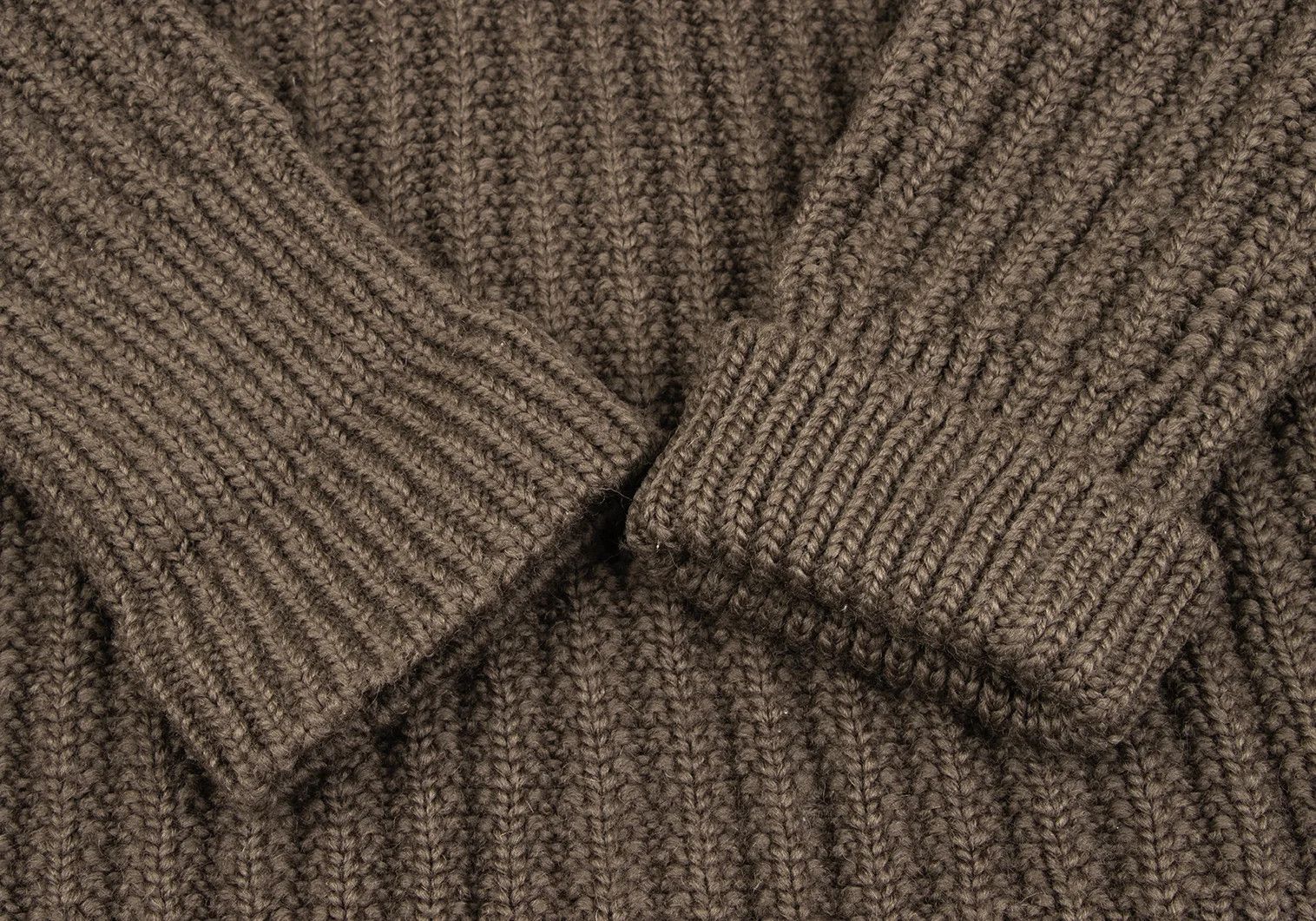 Maison Margiela Wool V-Neck Knit Sweater in Brown, Size S Size US S / EU 44-46 / 1 - 6 Thumbnail
