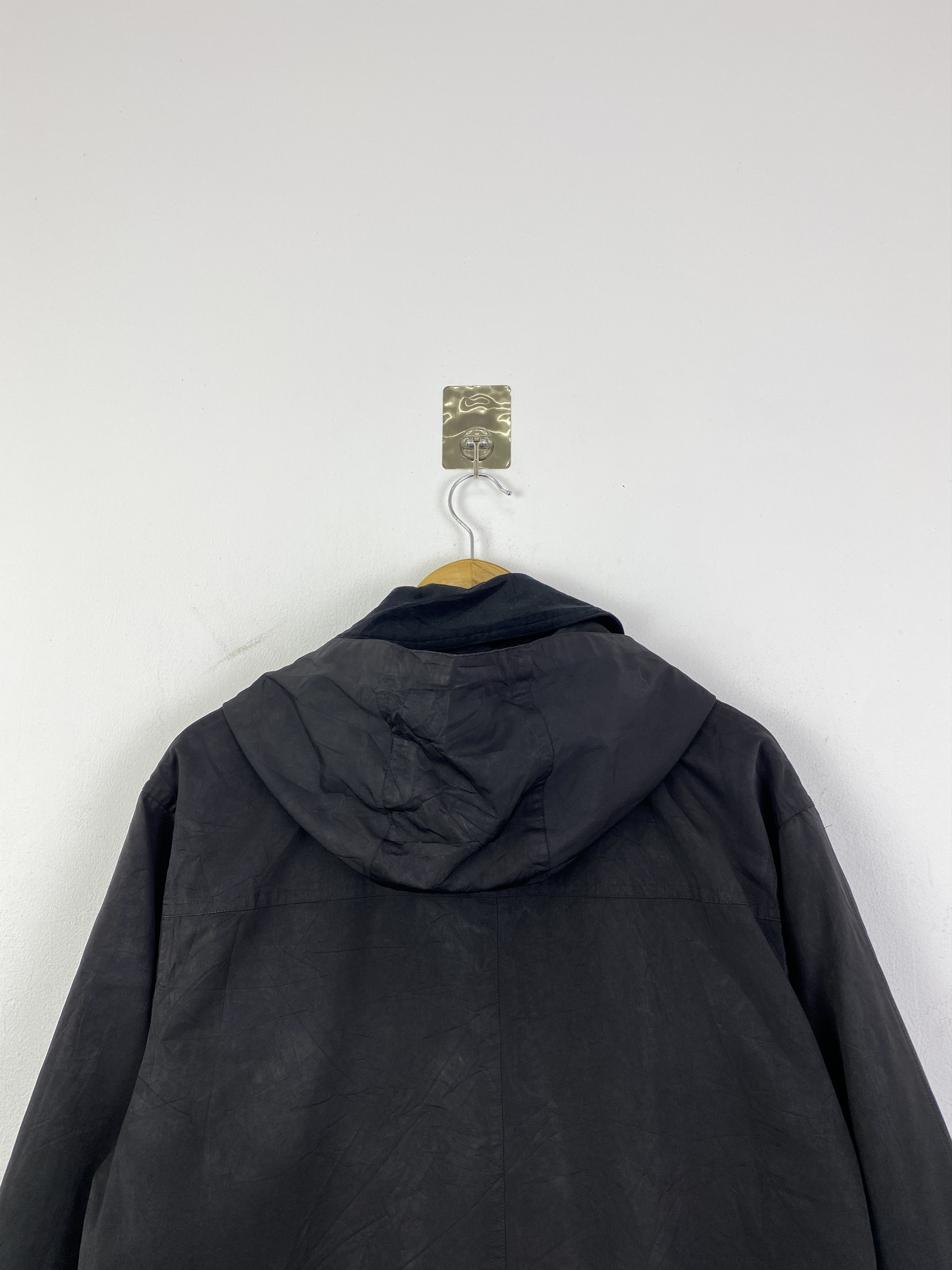 Burberry Vintage 90s Burberrys Hooded Oversized Parka Jacket JA0222 Size US L / EU 52-54 / 3 - 5 Thumbnail