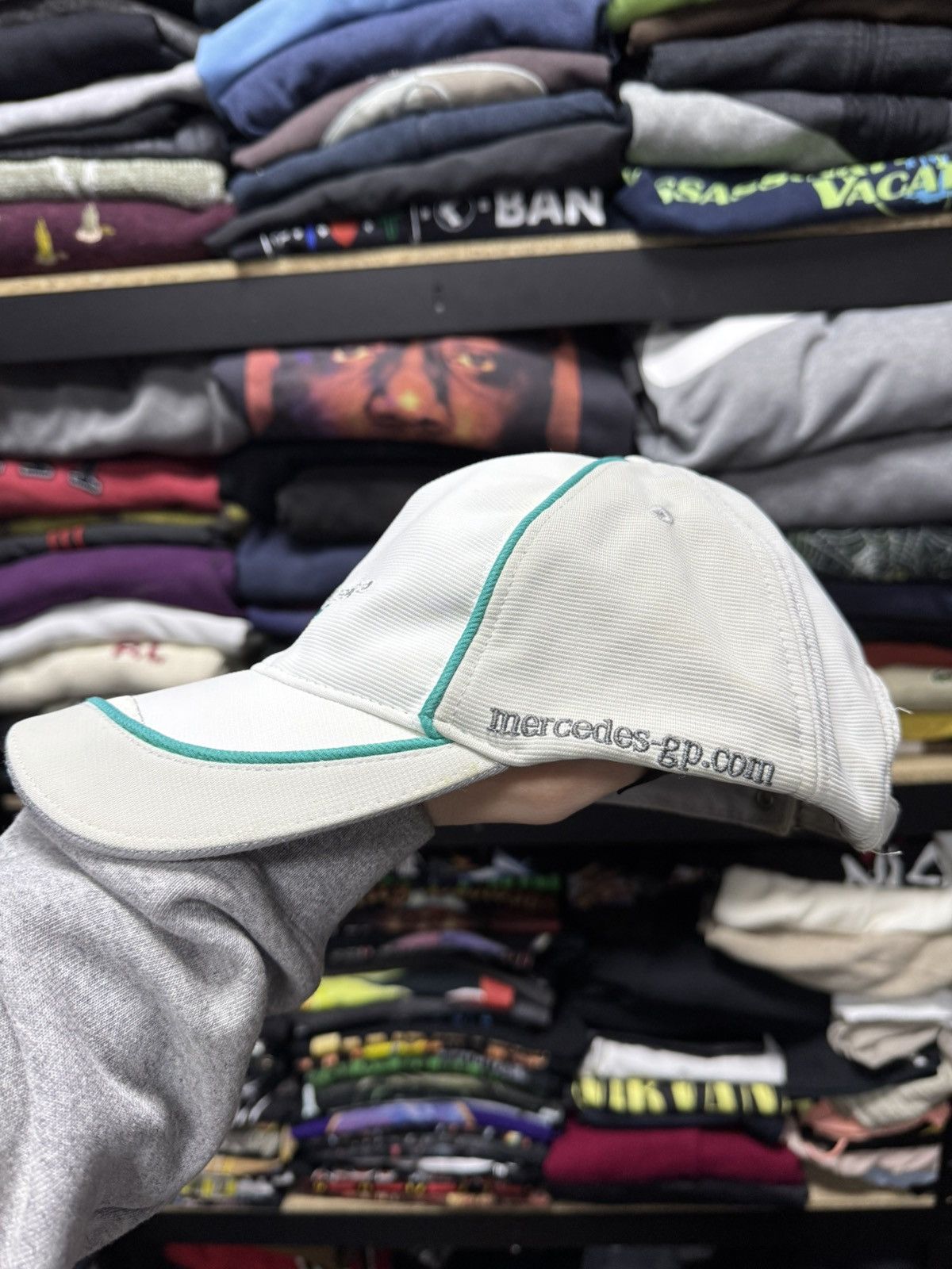Henri Lloyd × Mercedes-Benz Rare Mercedes Henri Lloyd racing white cap streetwear hat Size ONE SIZE - 5 Thumbnail