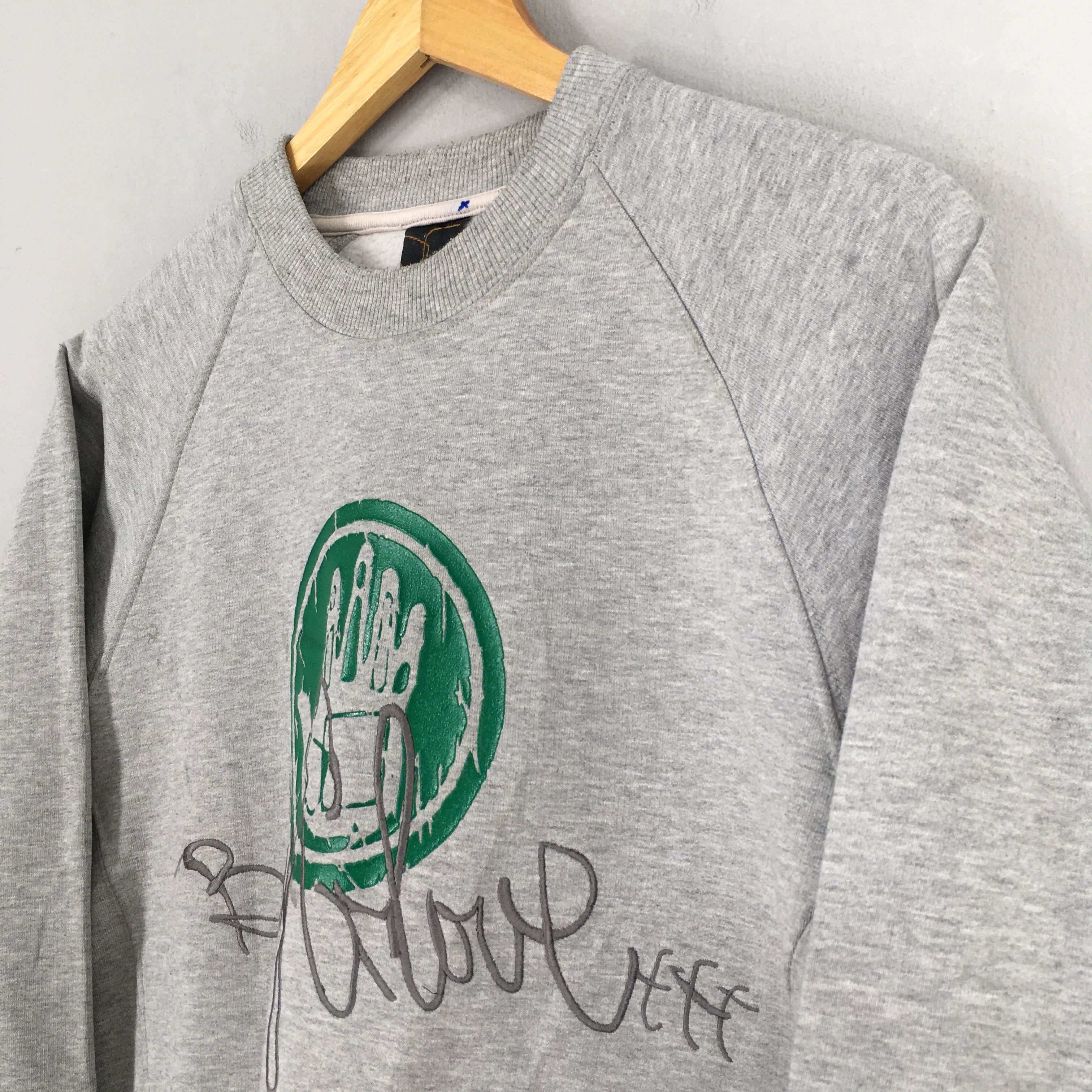 Body Glove × Vintage Vintage 90s Body Glove Surfing Gray Sweatshirt Large Size US L / EU 52-54 / 3 - 3 Thumbnail