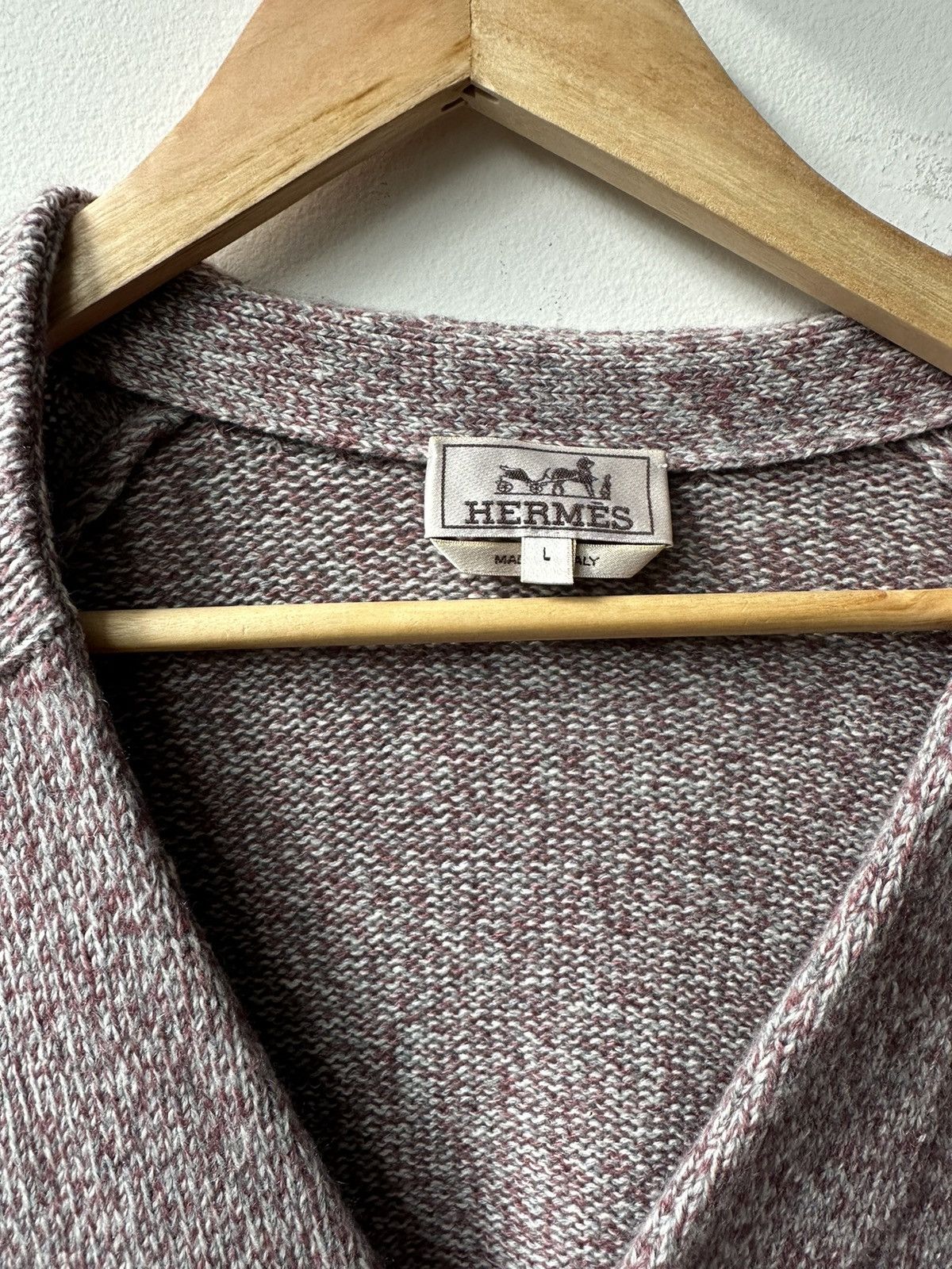 Hermes $3000 Hermes Runway Cashmere Cardigan (L) Size US L / EU 52-54 / 3 - 3 Thumbnail