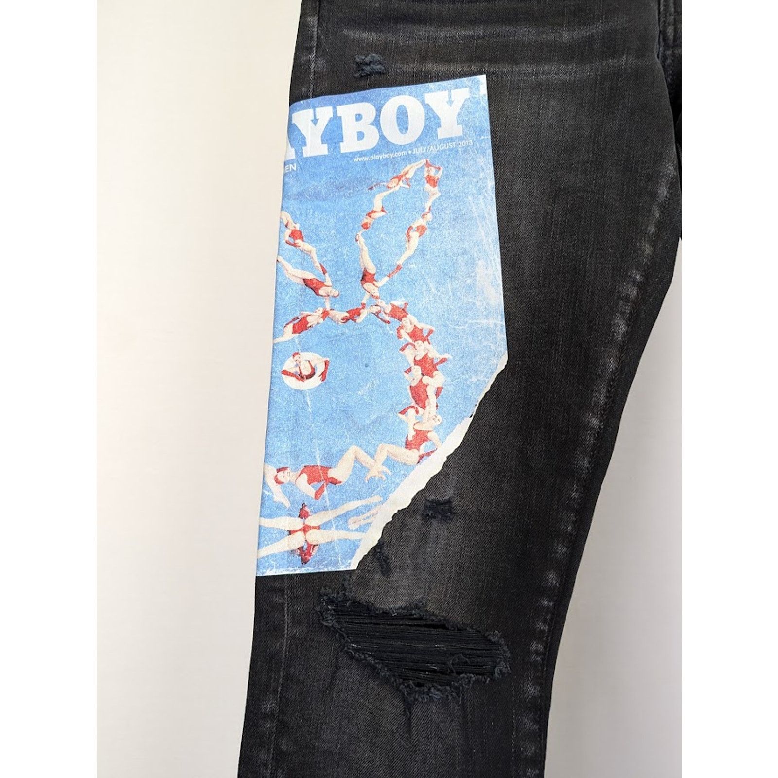 Amiri o1rshd1 Q:2 / Playboy Magazine Jean in Aged Black Size US 33 - 9 Thumbnail