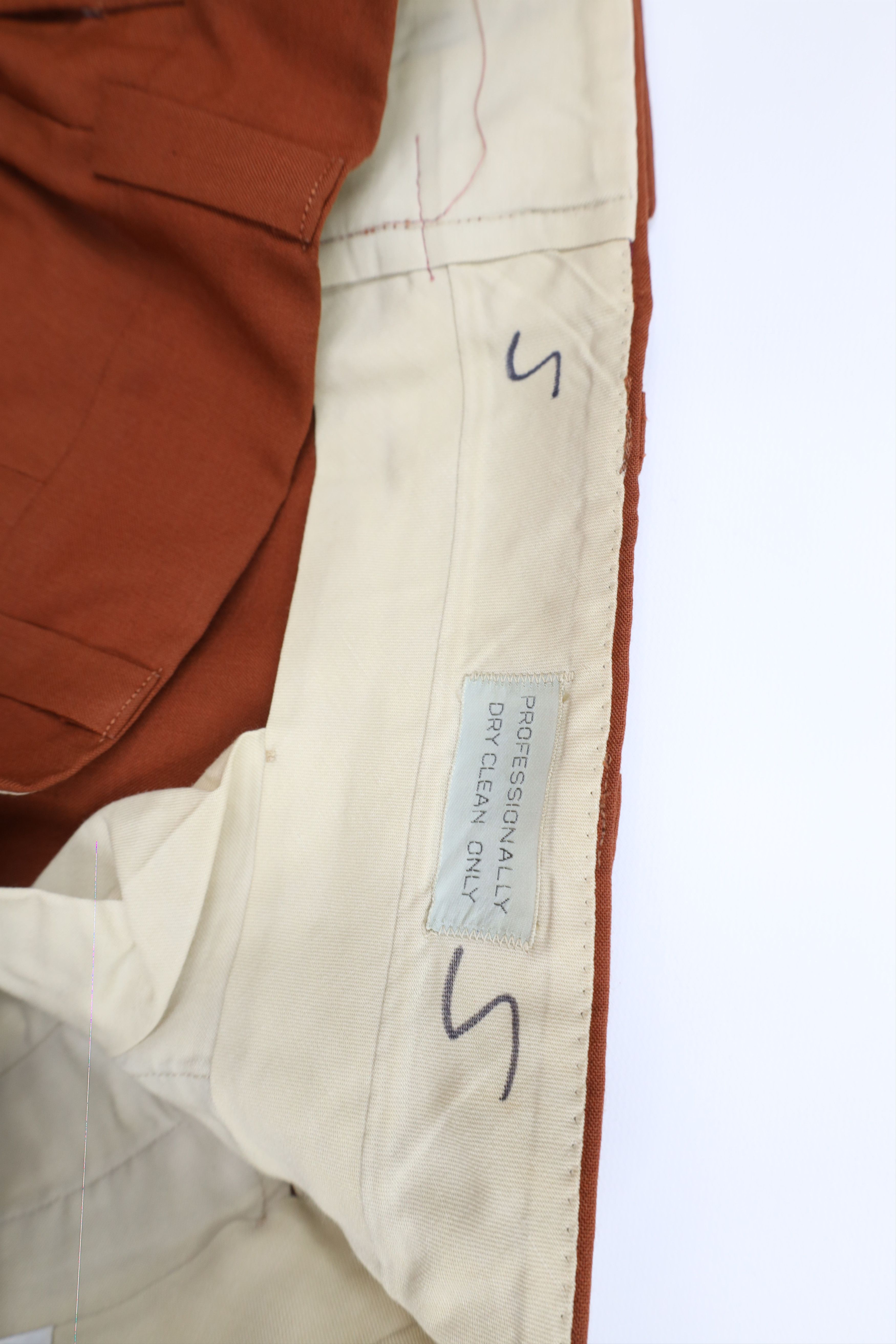 Vintage Vintage 60s Rockabilly Bell Bottoms Pants Orange USA Size US 36 / EU 52 - 7 Thumbnail