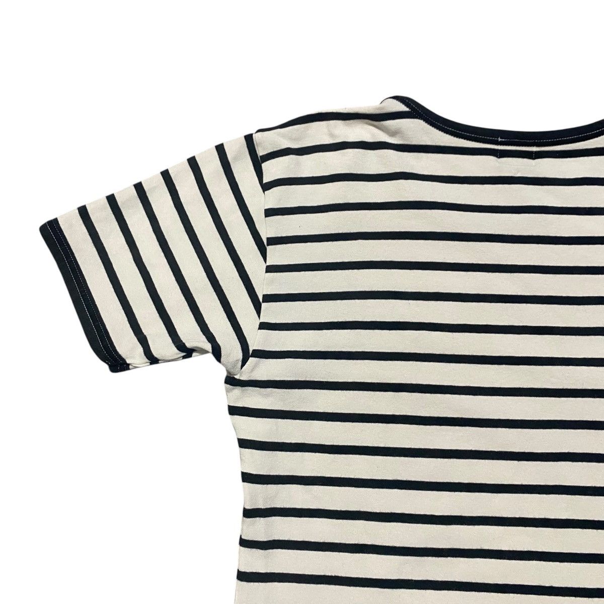 Jean Paul Gaultier Vintage Jean Paul Gaultier Homme Stripe Body Shirt Size US L / EU 52-54 / 3 - 8 Thumbnail