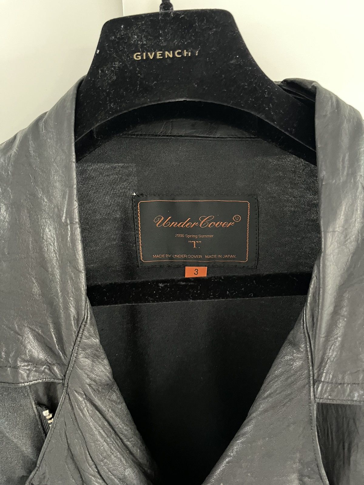 UNDERCOVER ‘06ss\"T\" Klaus Leather Jacket Both Undercover “Klaus” Leather Jackets from Spring/Summer