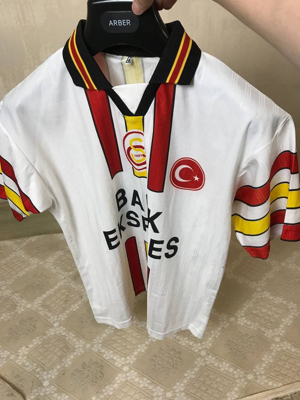 Vintage 🔥 Galatasaray 1997 1998 Turkish FC Vintage T Shirt Jersey Size US S / EU 44-46 / 1 - 5 Thumbnail