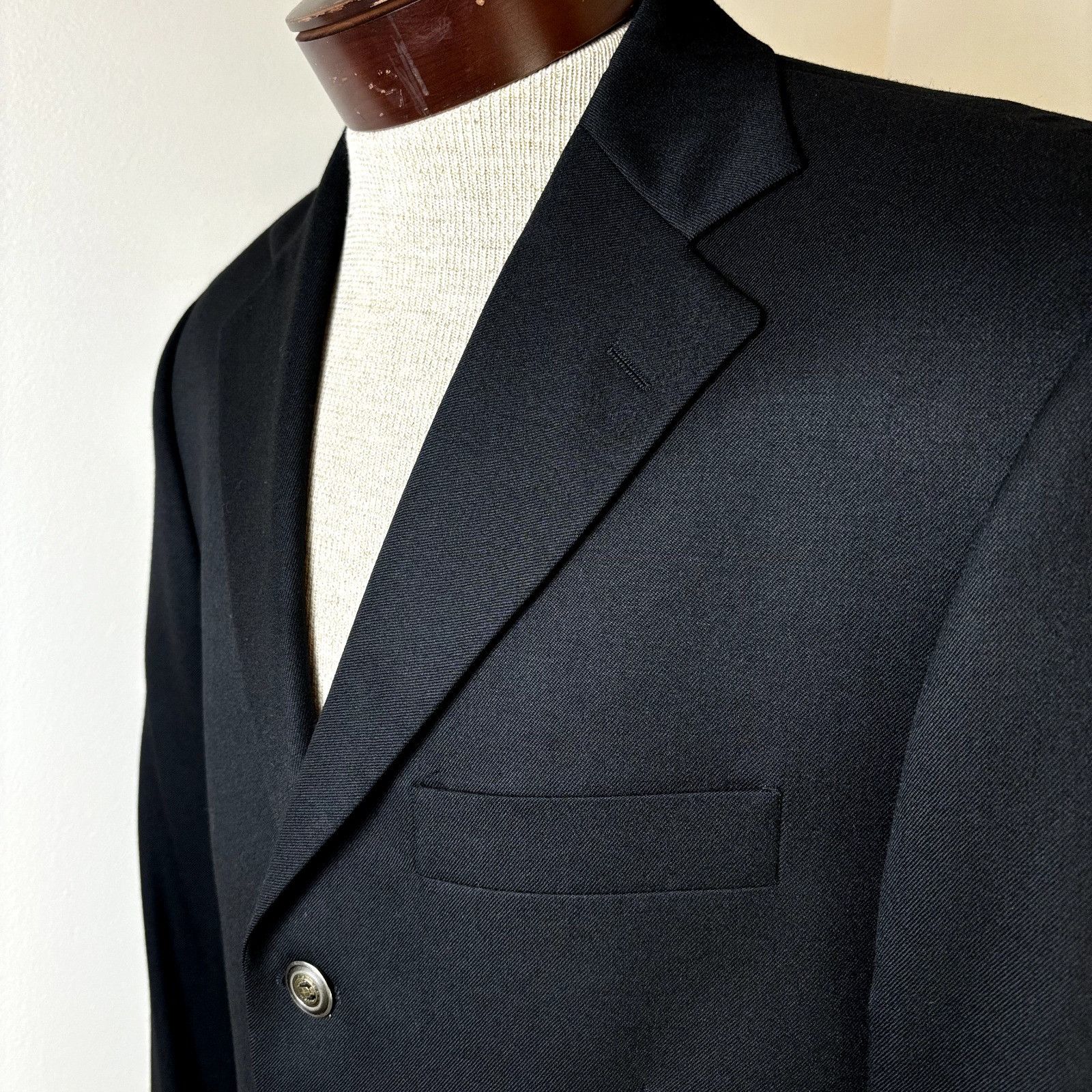 Other Ultimo Uomo NWOT Size 38R Men's Black Blazer Super 100's Woo Size 38R - 8 Thumbnail
