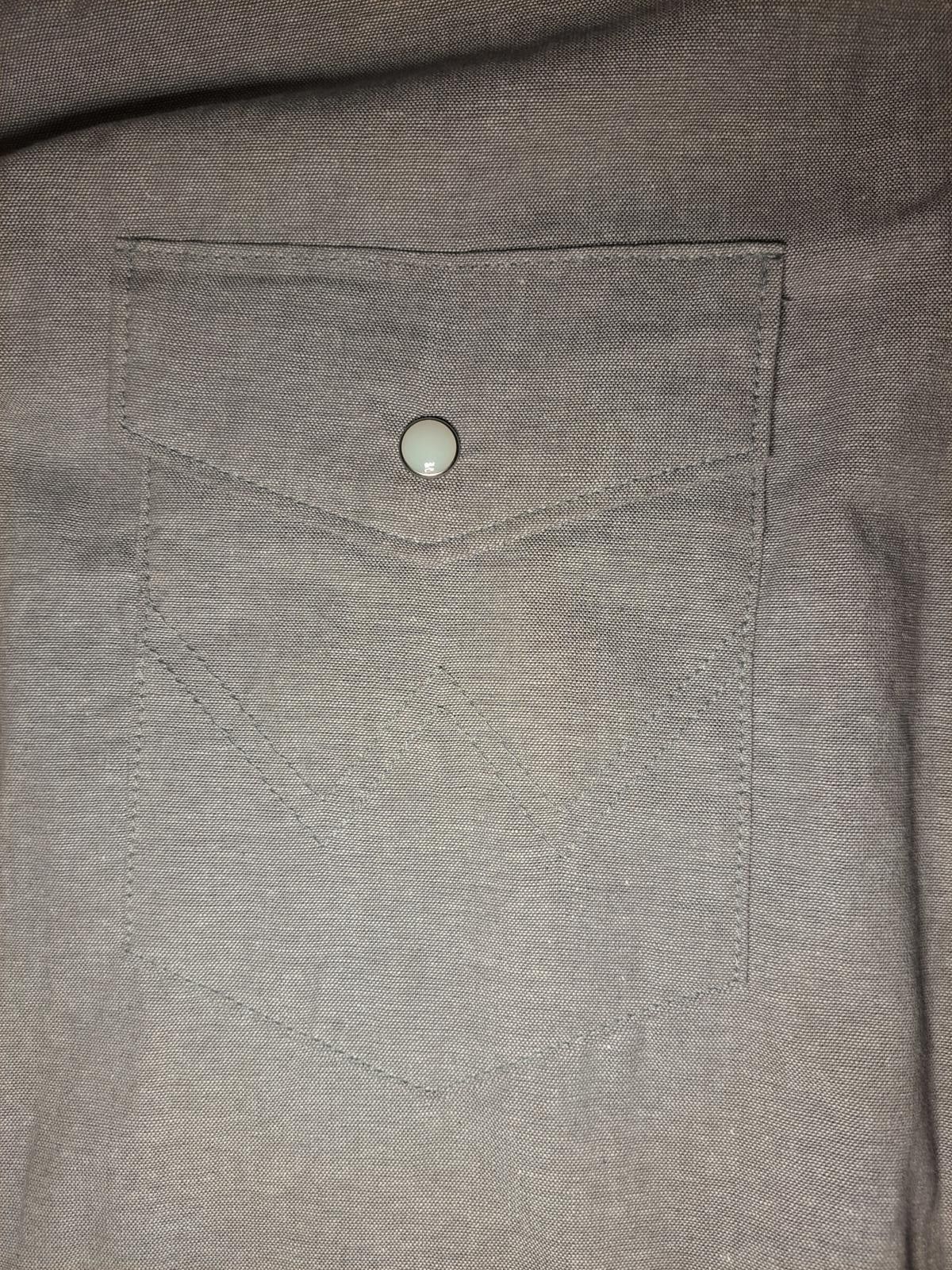 Wrangler VINTAGE Wrangler Pearl Snap Shirt Brushpopper Mens XXL Gray Size US XXL / EU 58 / 5 - 5 Thumbnail