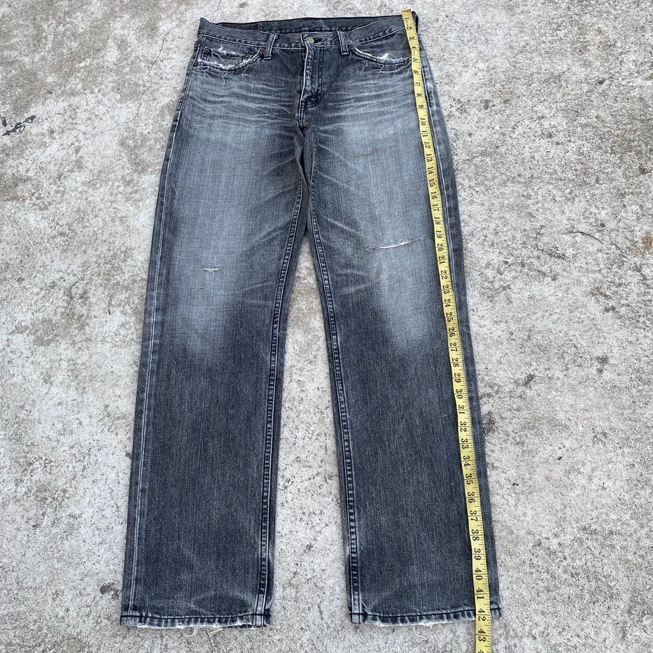 Levi's Vintage Levis 501 Distressed Denim Kurt Cobain Style Size US 32 / EU 48 - 6 Thumbnail