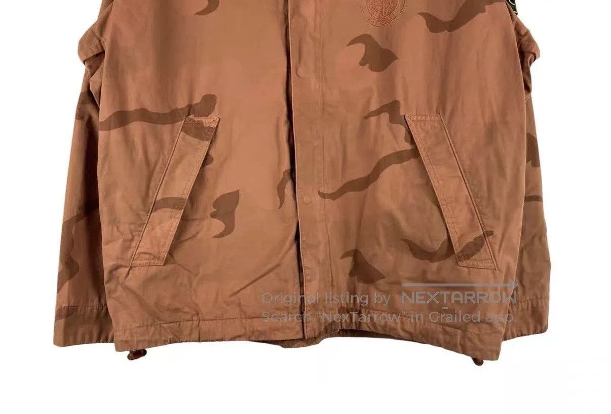 Stone Island Orange Camo Hooded Jacket Size M. Size US M / EU 48-50 / 2 - 5 Thumbnail